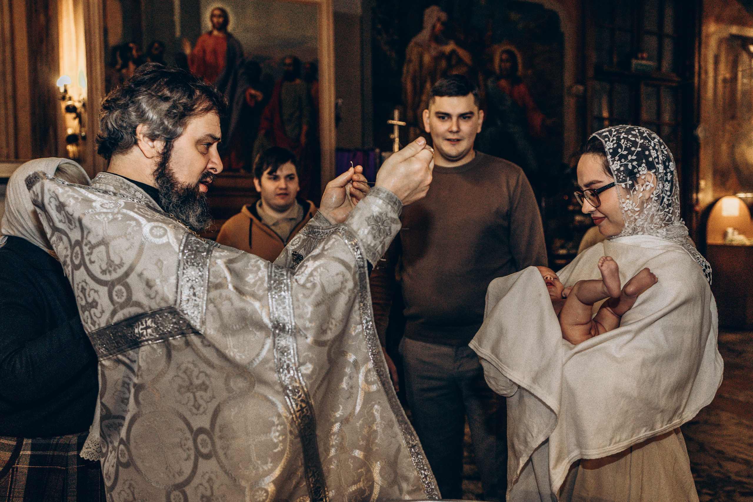 Крещение в Храме Воскресения Словущего в Даниловской Слободе. Главная