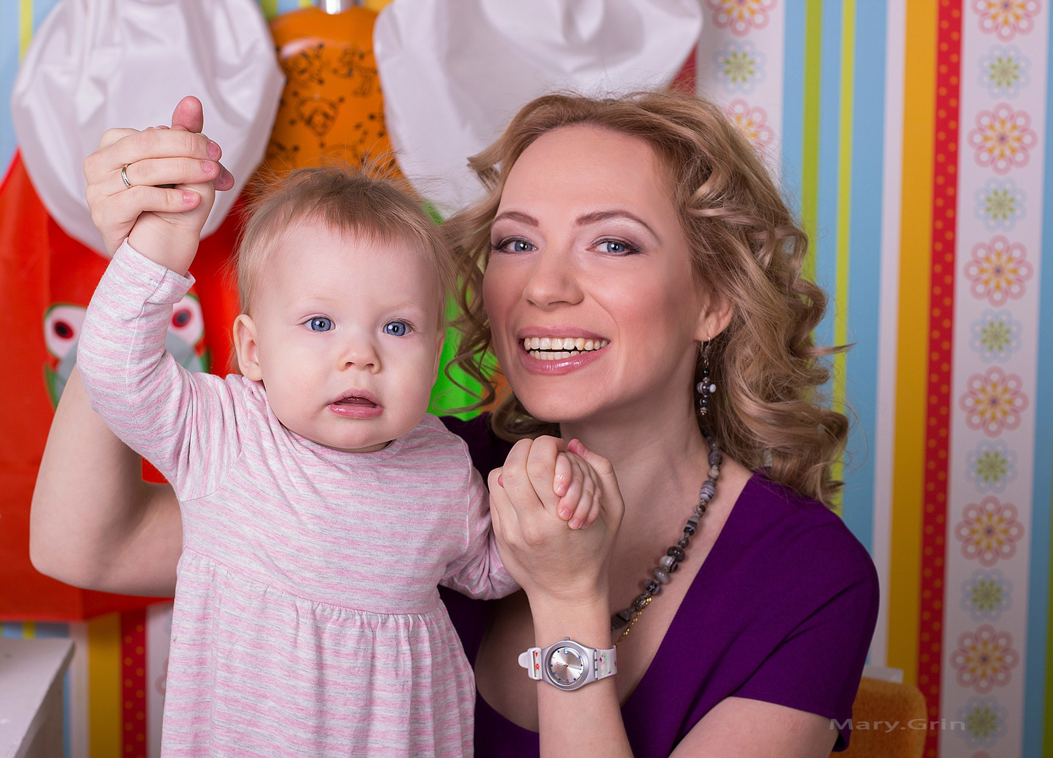 Студийная съёмка Анны и Василисы. Детский и семейный фотограф, фотограф мероприятий Нижний Новгород