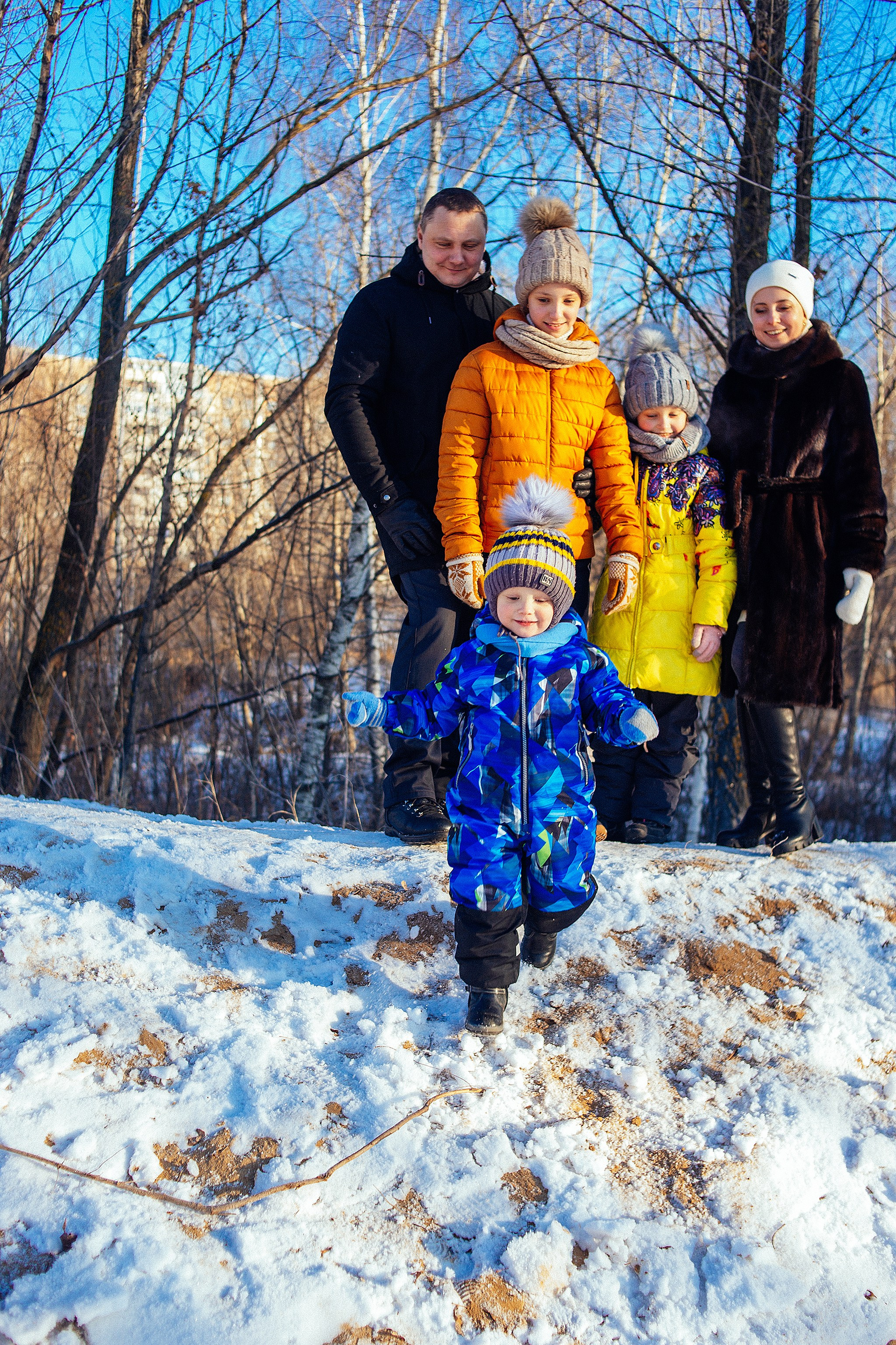 Зимняя фотопрогулка на мещерском озере с мандаринами. Детский и семейный фотограф, фотограф мероприятий Нижний Новгород