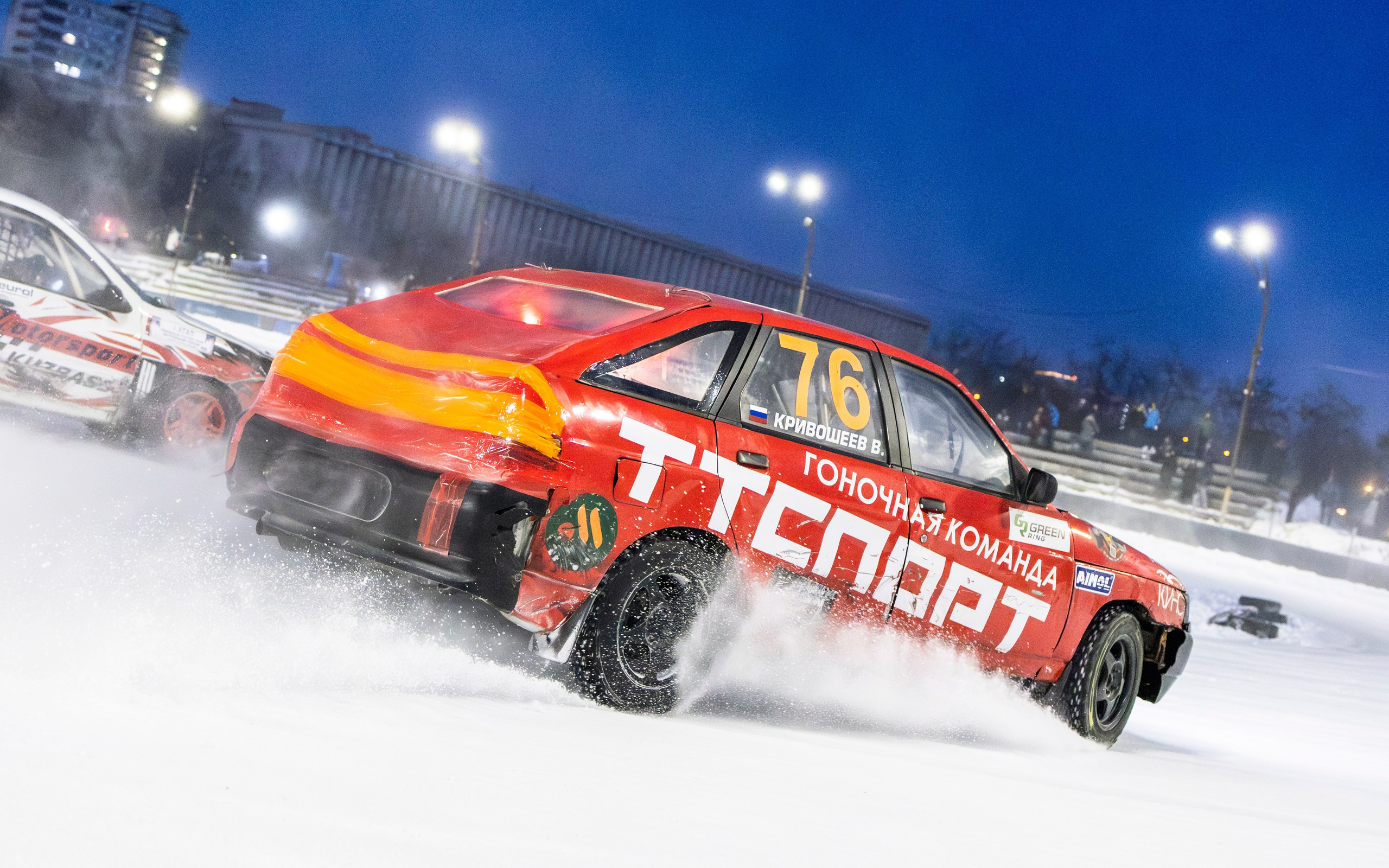 Автогонки «Трек 400» на льду. Bertran Ordo