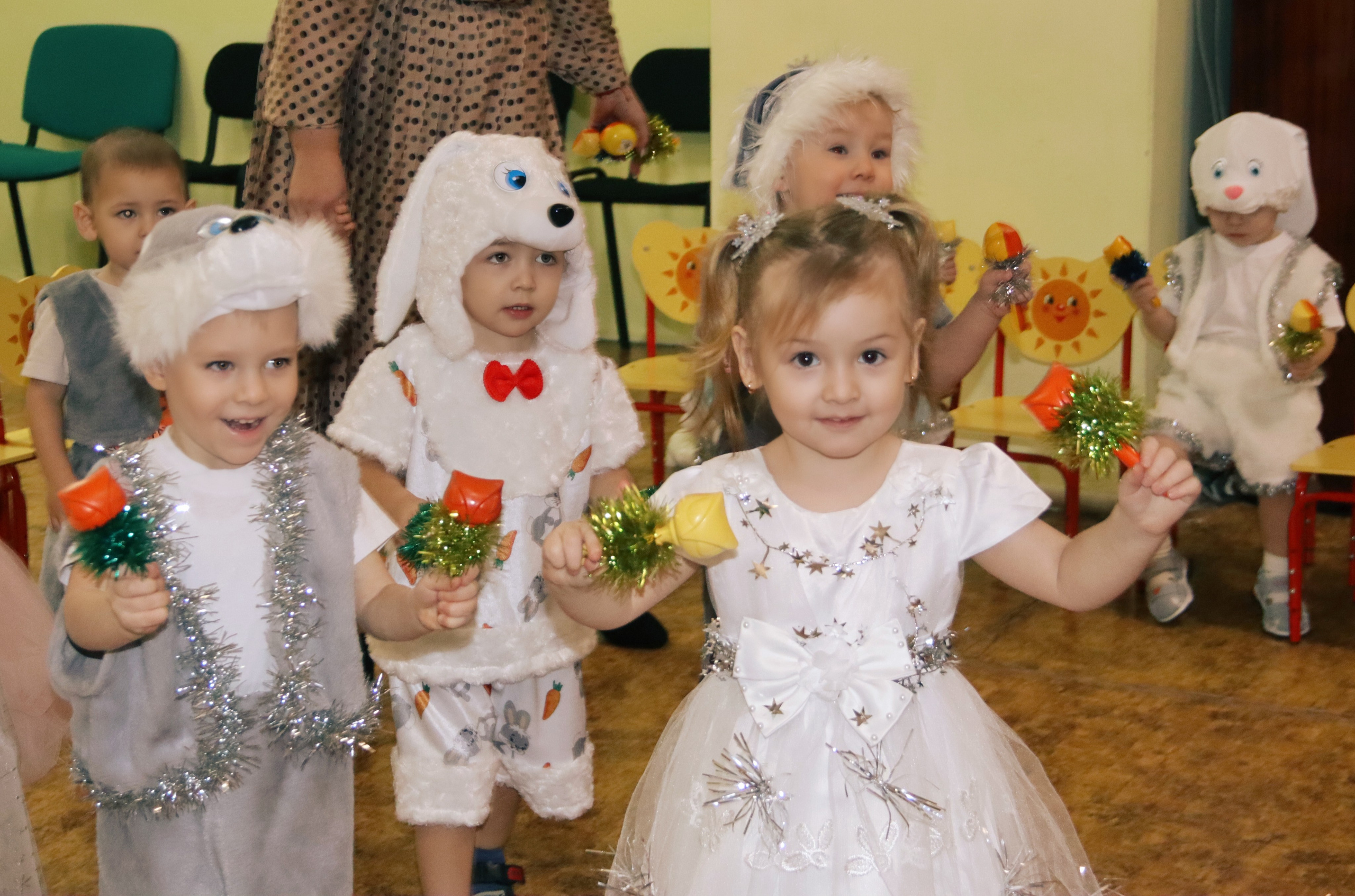 Новогодний утренник в детском саду. Семейный и детский фотограф в Славгороде Анастасия Винс