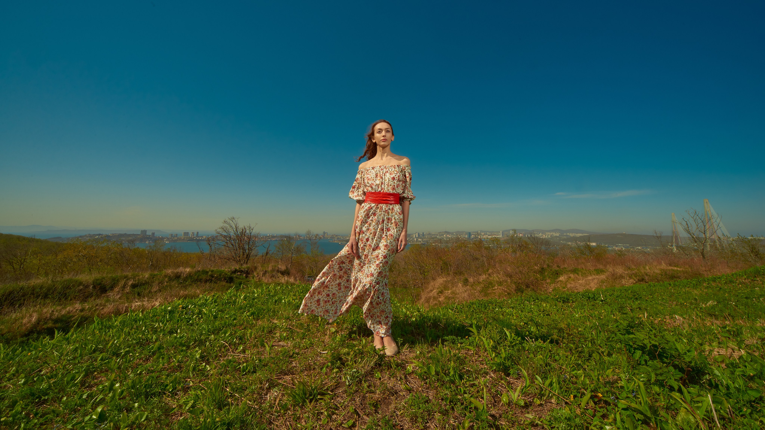 Импульсный свет на улице