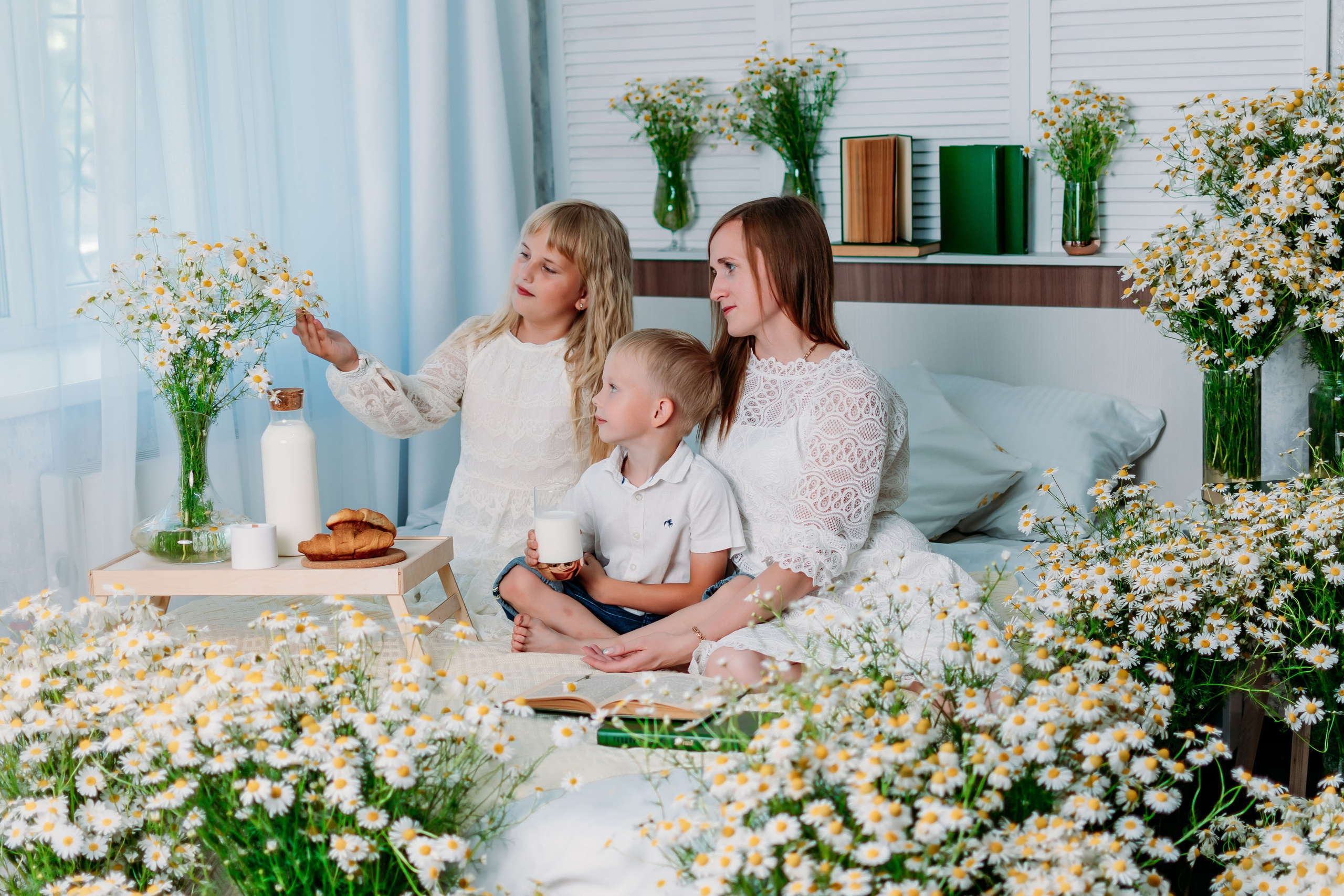 Кристина, Миша и Вика. Фотограф Алёна Царькова. Киселевск