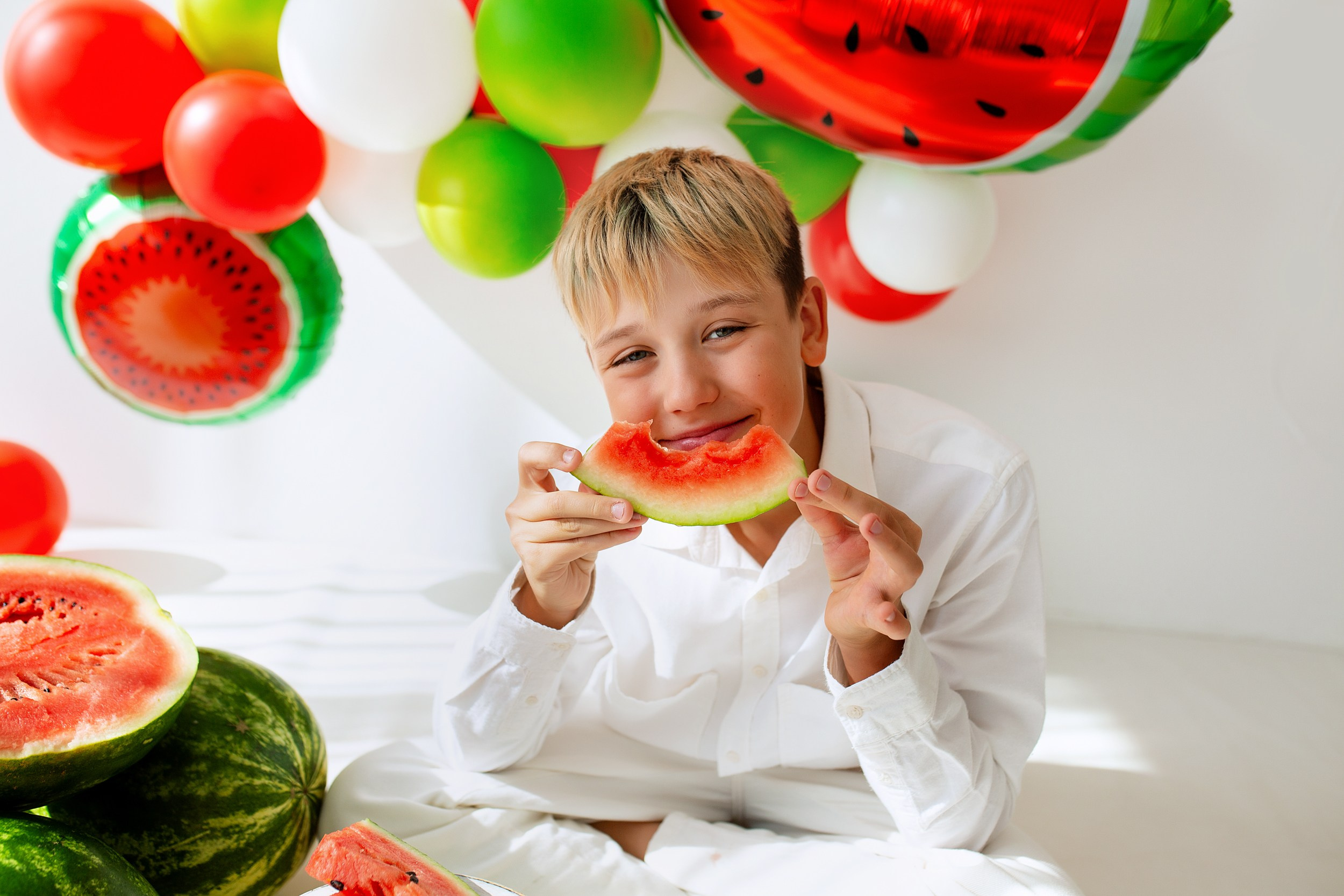 КОСТЯ и арбузы. Фотограф новорожденных Оксана Полевская