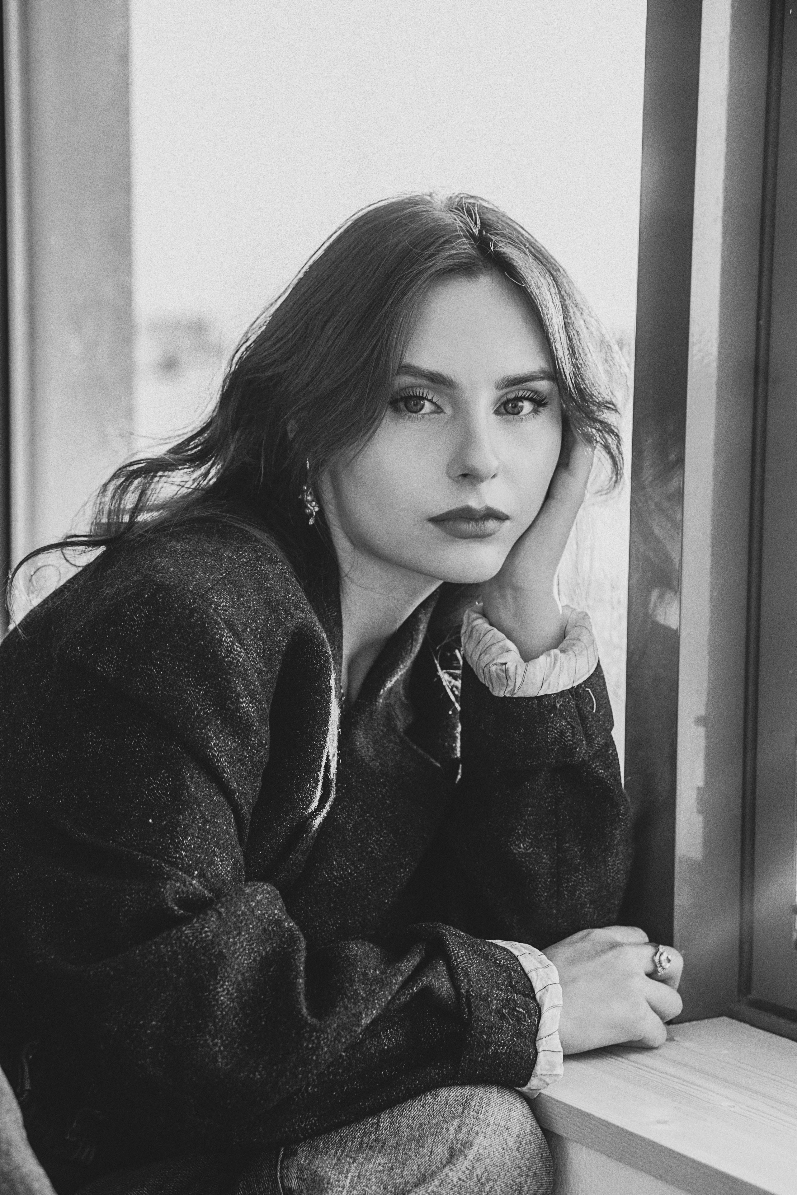 Индивидуальная женская фотосессия в студии. Фотограф Москва