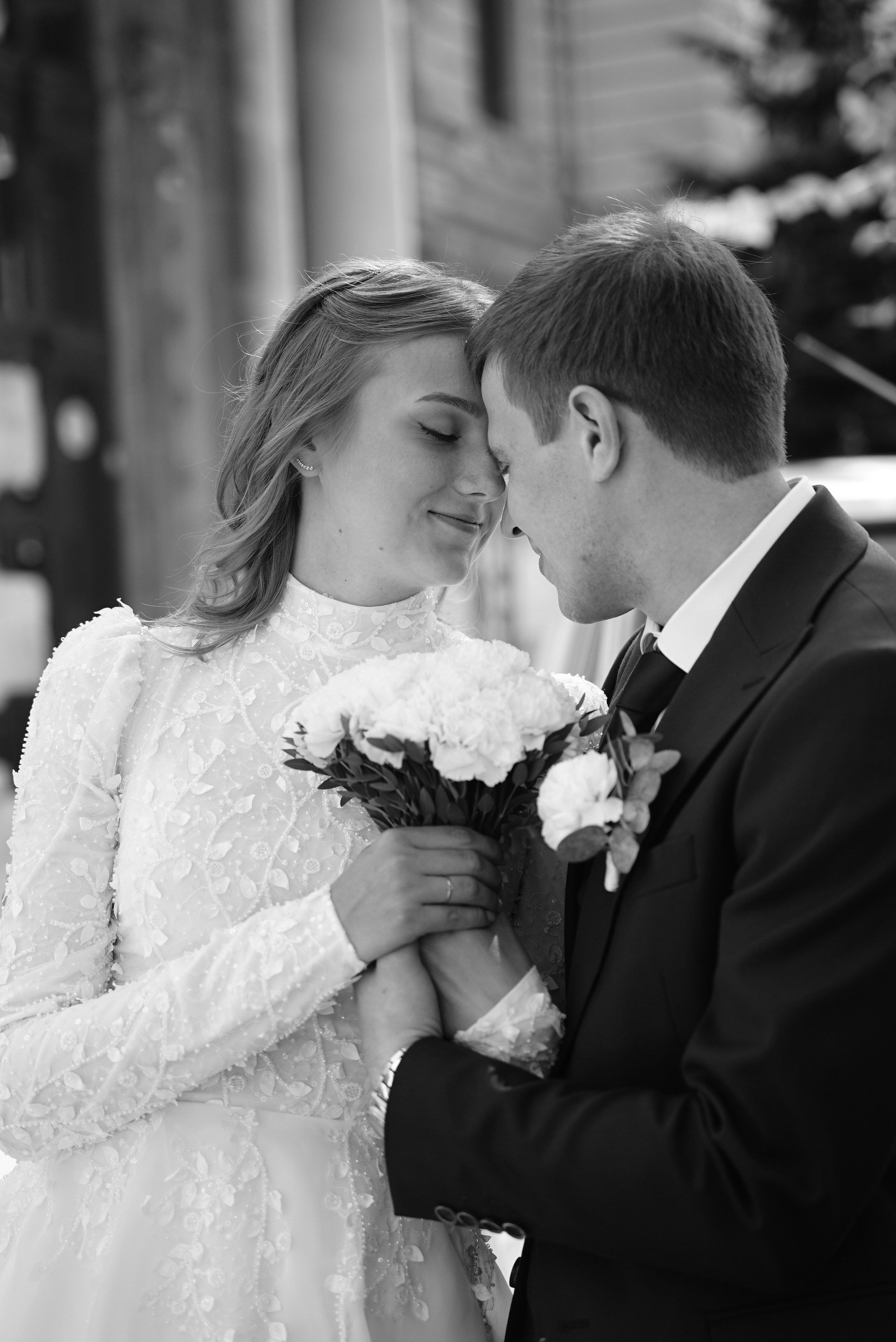 Андрей и Алина чб. Свадебный фотограф в Самаре Анна Ковалева