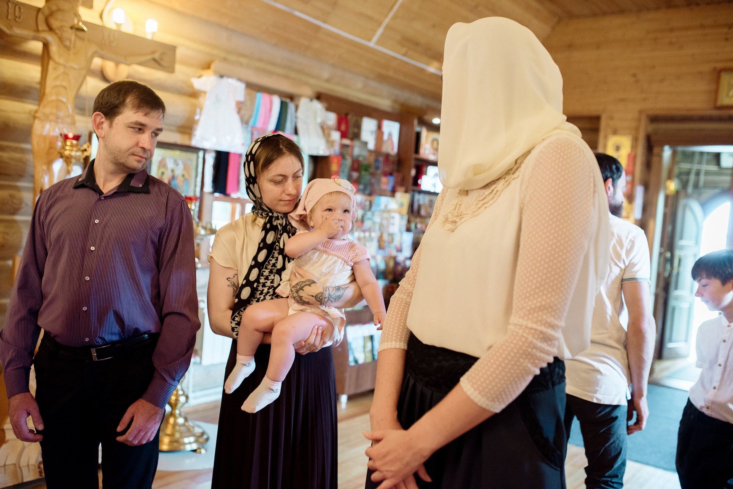 Крещение Глашеньки. Фотограф Мария Стрелкова