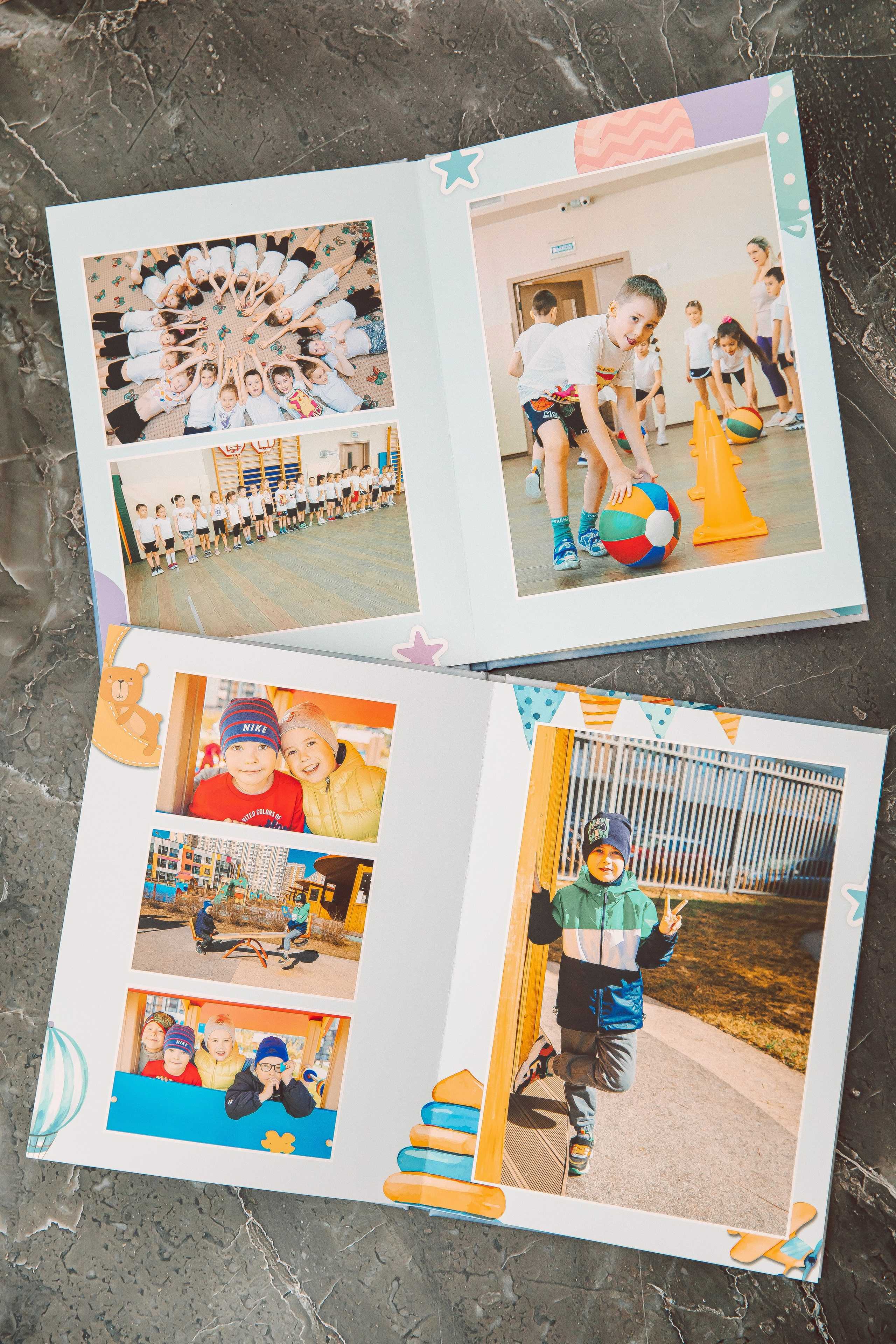 Выпускные альбомы_детский сад. Семейный и детский фотограф в Москве Тихонова Ксения