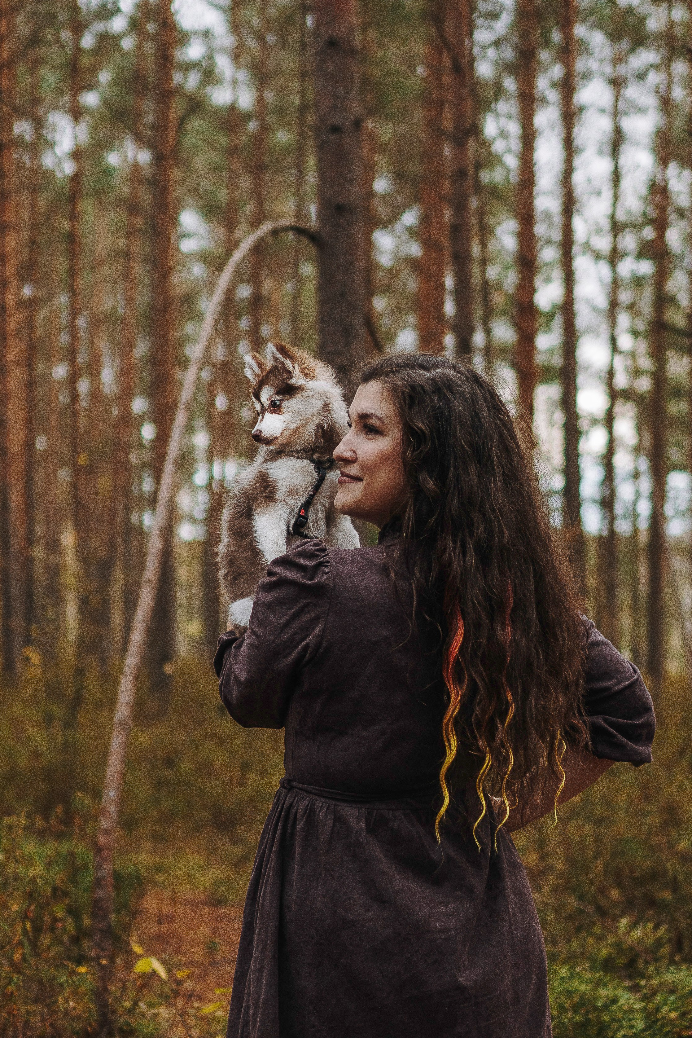 Катерина и Дрэка. Фотограф анималист в Спб недорого Олеся Майорова