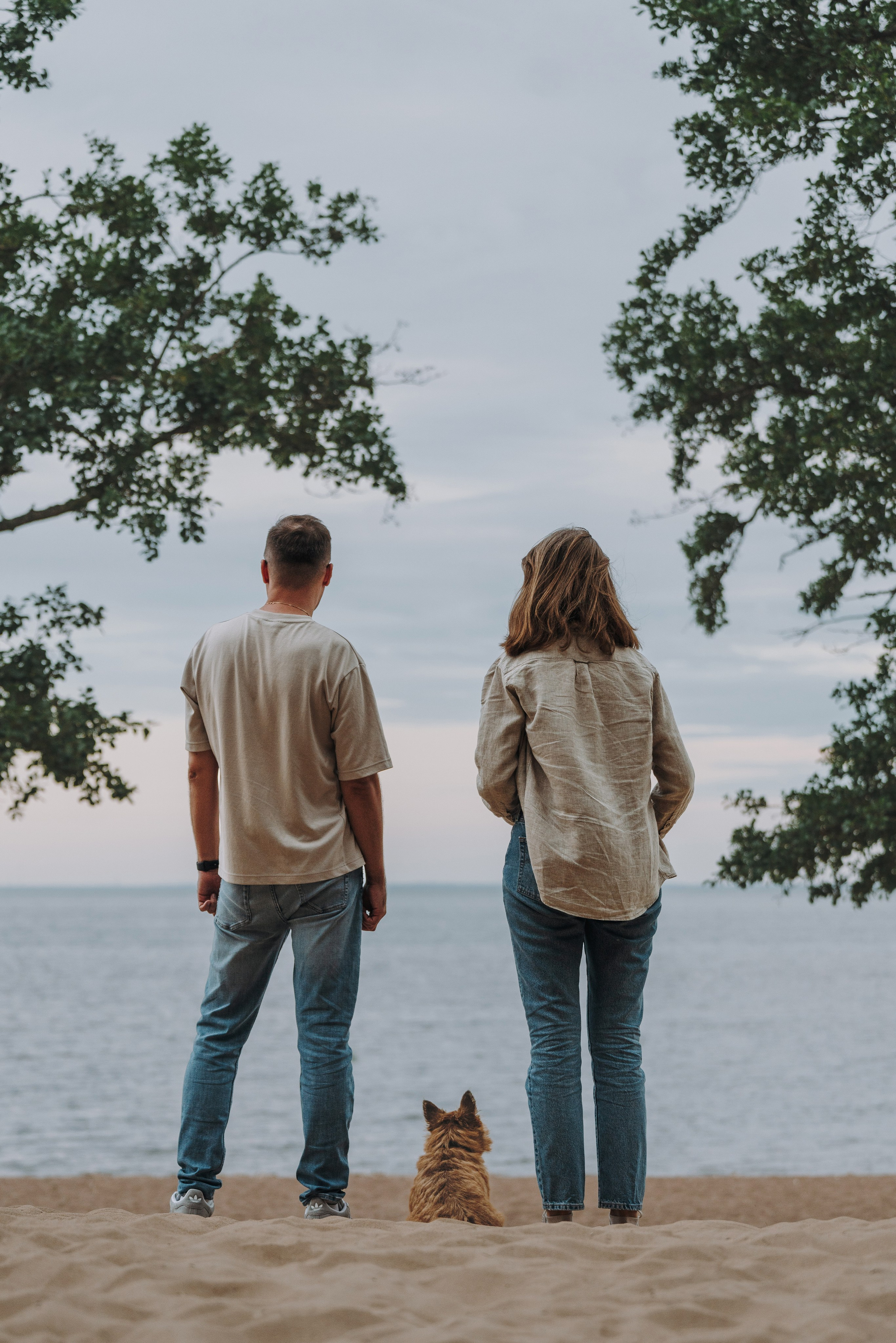 Семейная фотосессия с собакой Спб. Фотограф анималист в Спб недорого Олеся Майорова