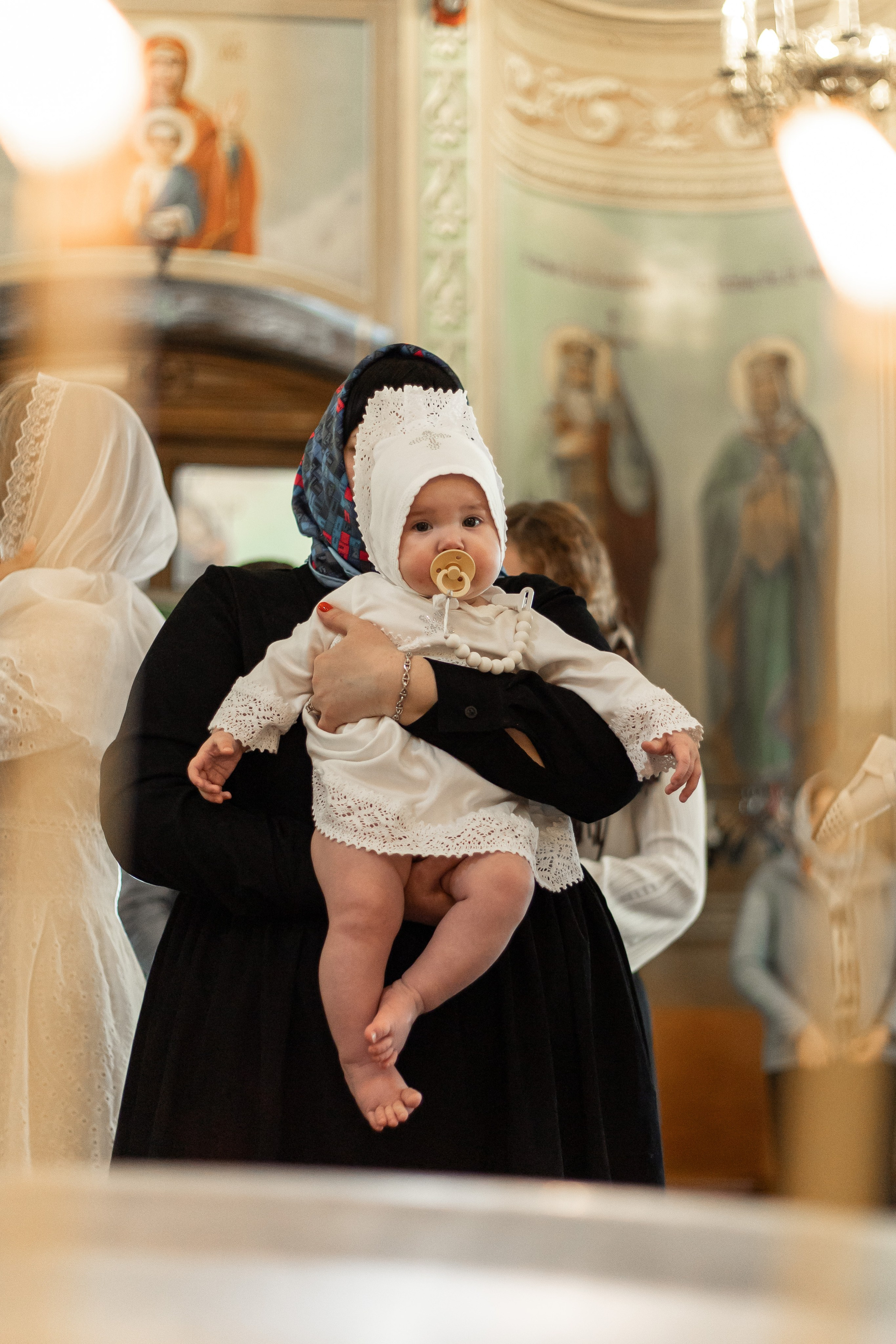 Крещение в Храме Веры, Надежды, Любови и матери их Софии. Профессиональный фотограф в Москве и Мо Мария Шантарёва