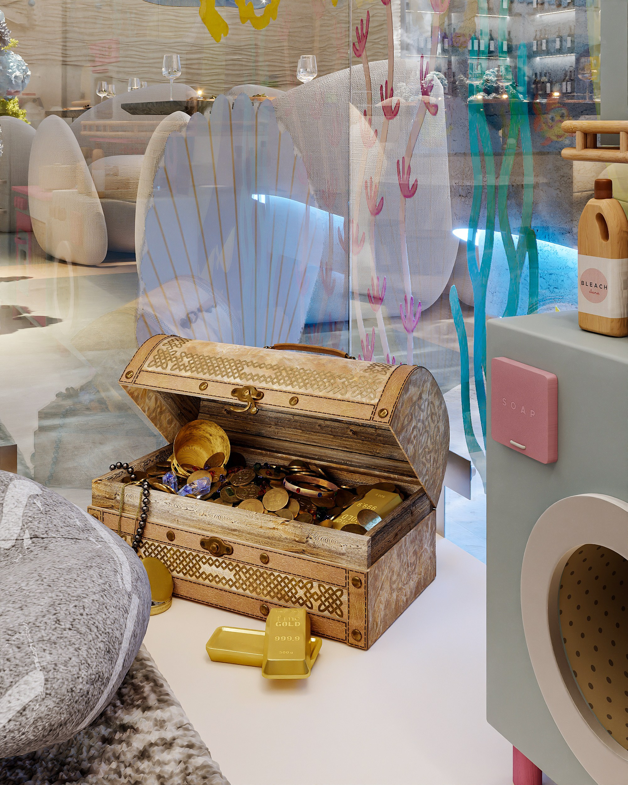 Ресторан морепродуктов. 3D визуализатор в Москве Сердюк Владислав