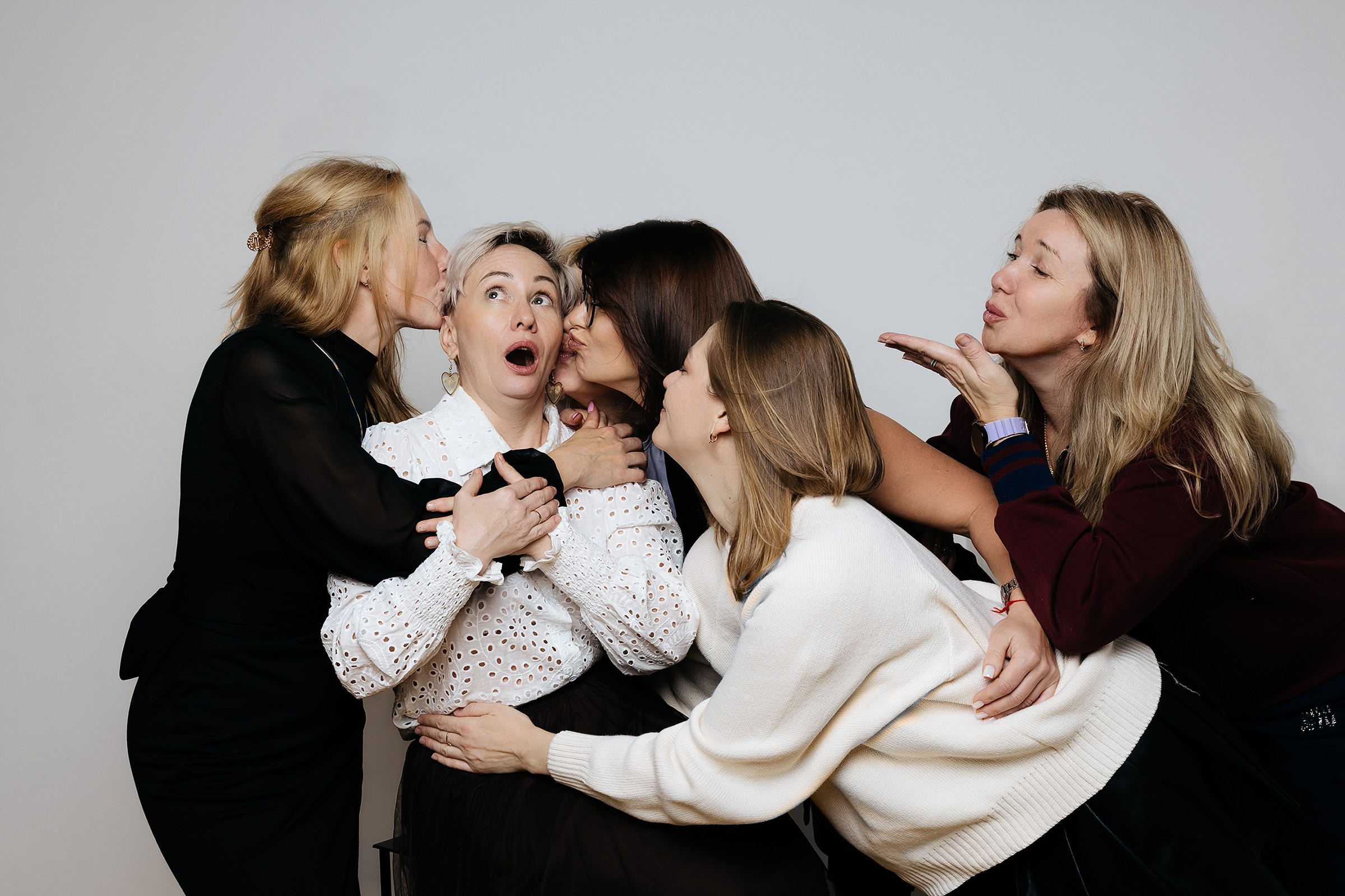 Фотосессия с подругами в студии