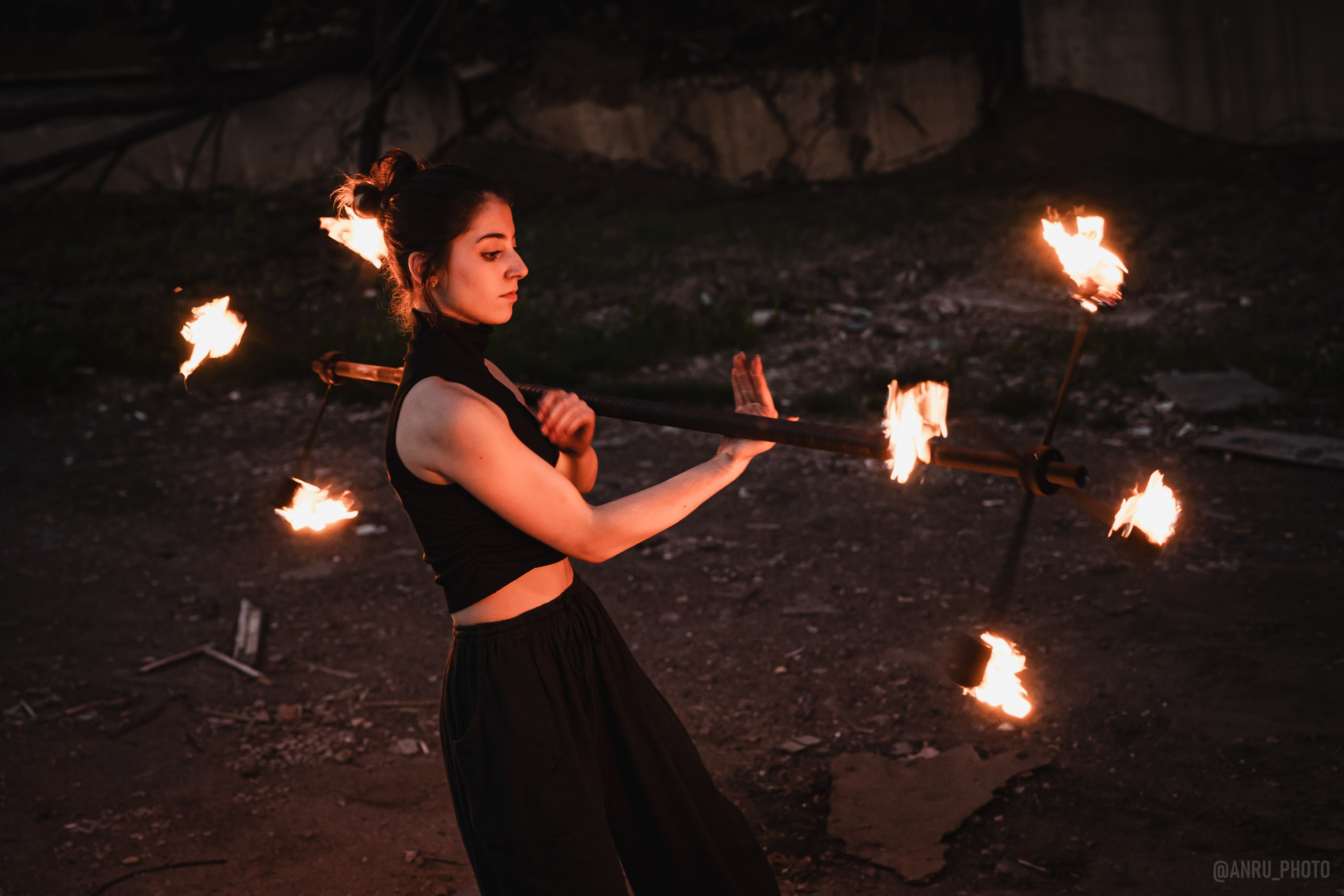 Огненная тренировка. Репортажный фотограф Анастасия Рубцова