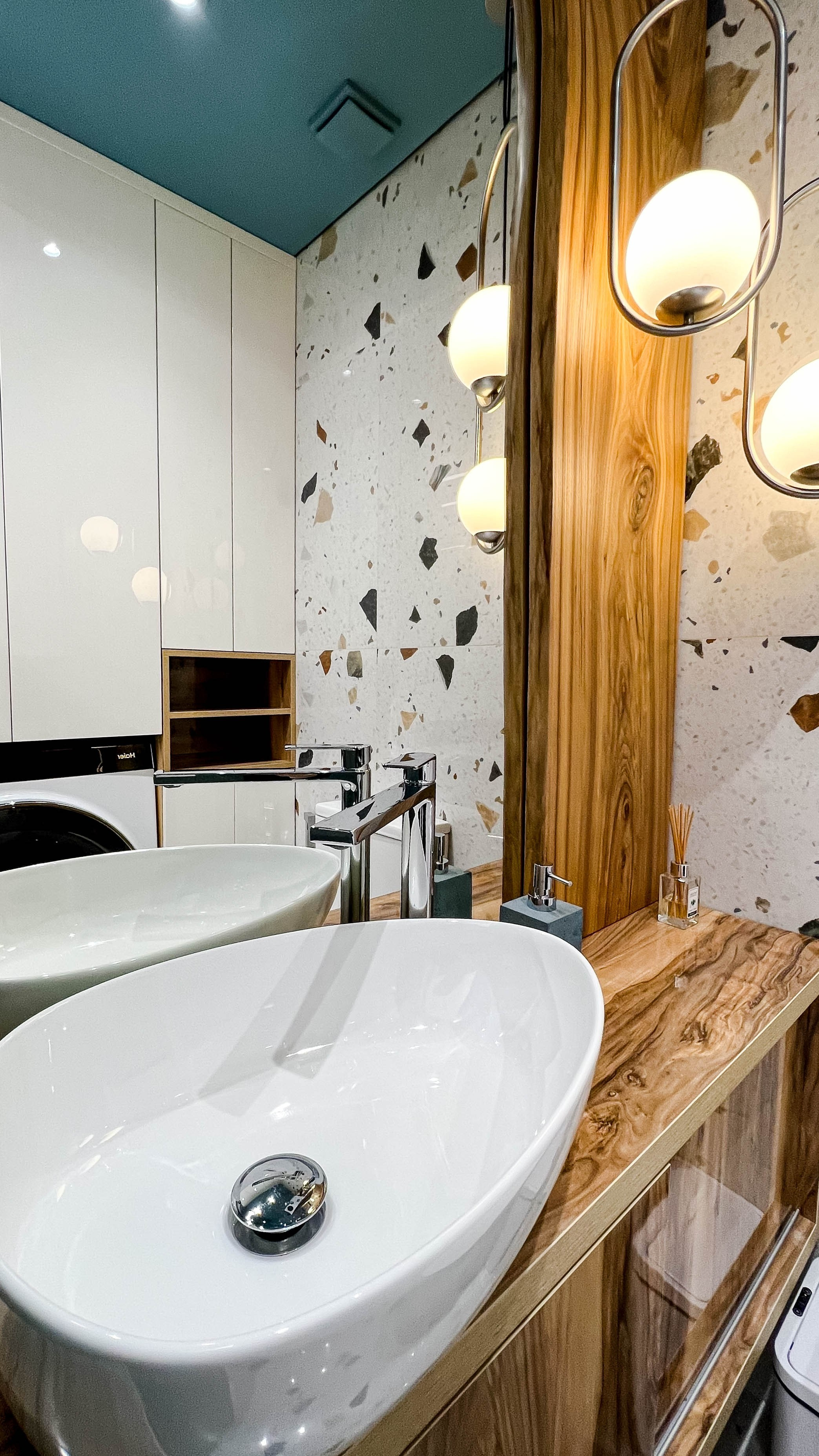 The apartment is in a modern style. Fotograf Dmitrii Donets