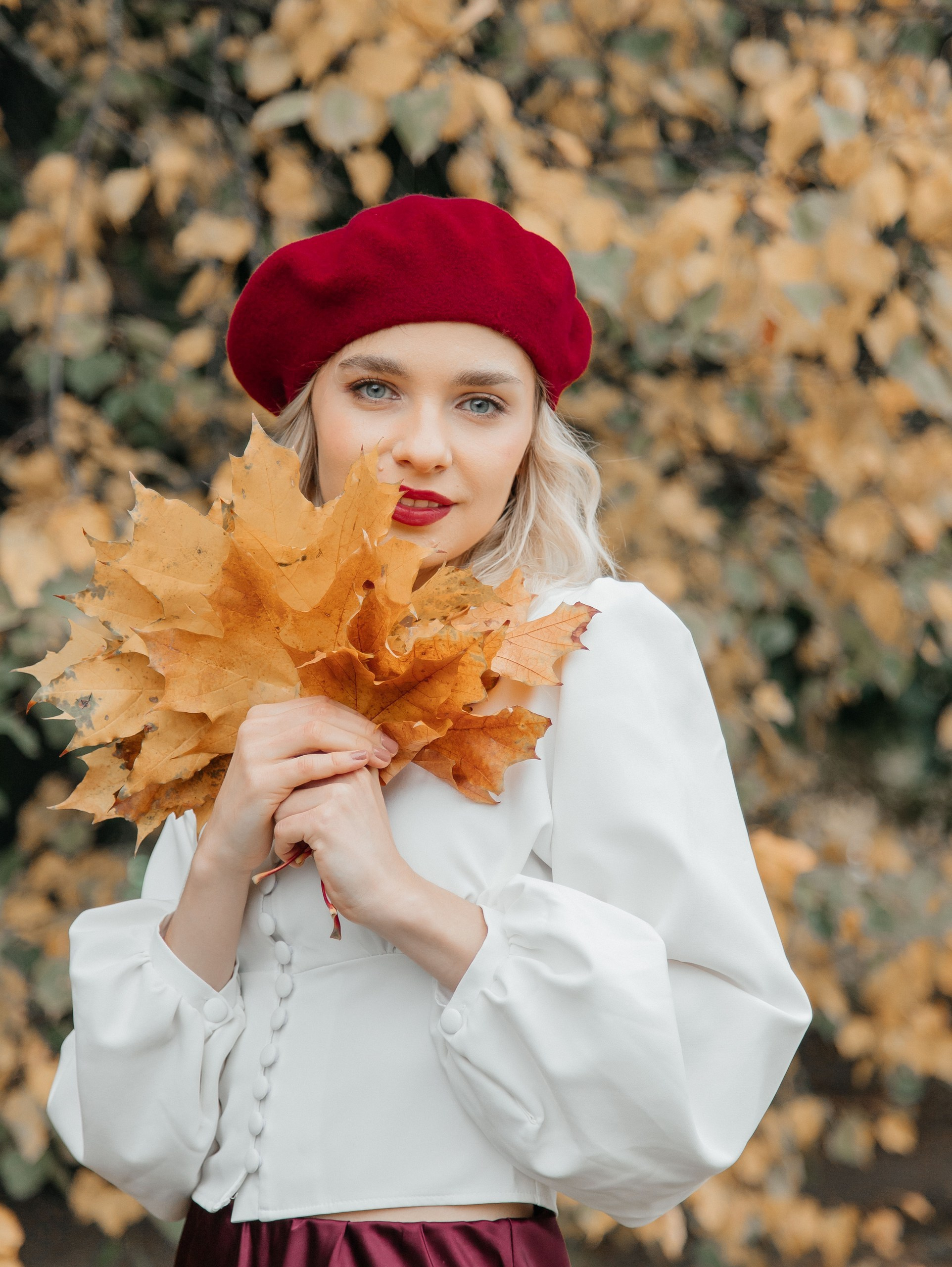 Осенний парк Коломенский. Фотограф текстиля в Москве Ольга Иванова