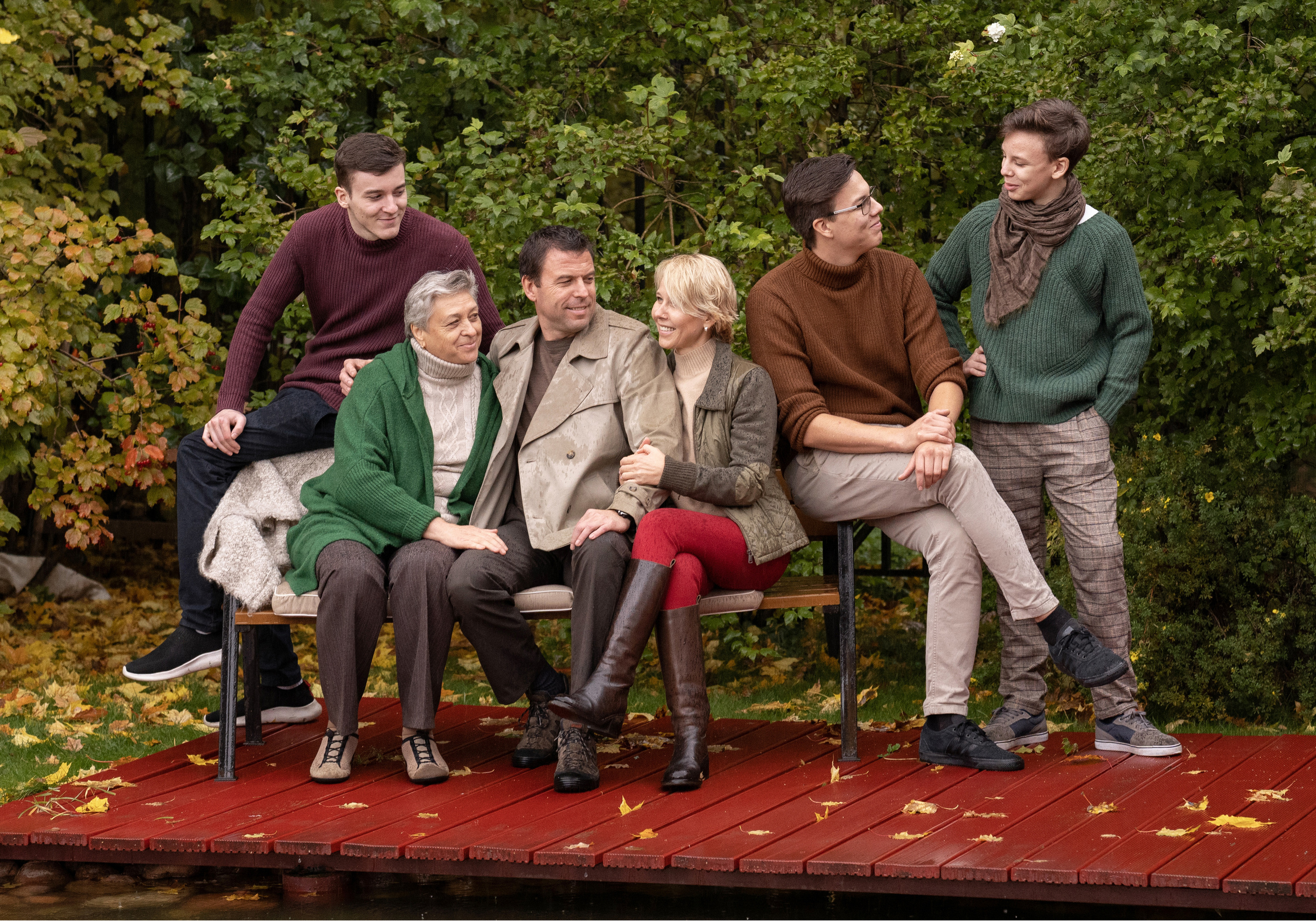 Портрет большой семьи