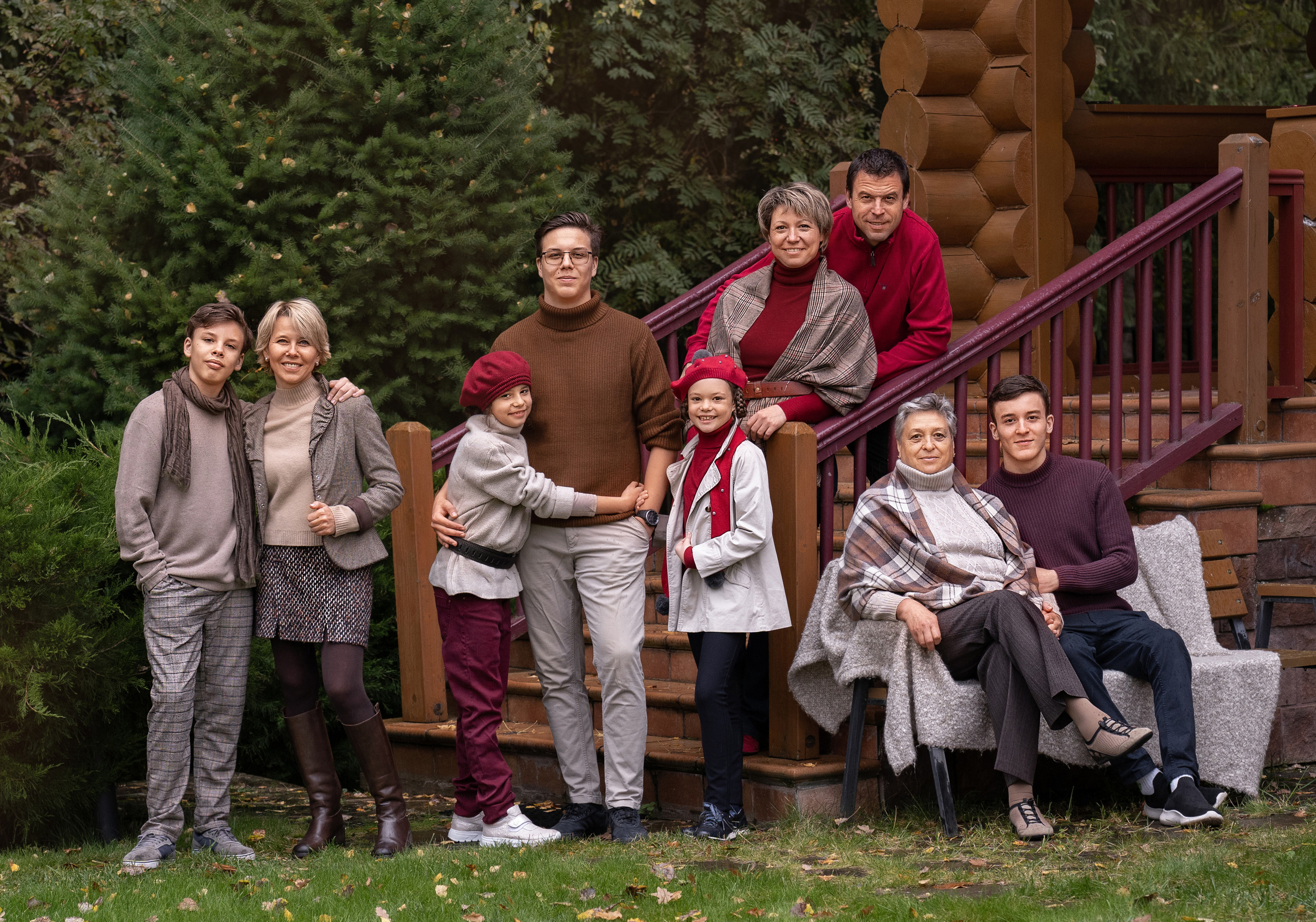 Портрет большой семьи