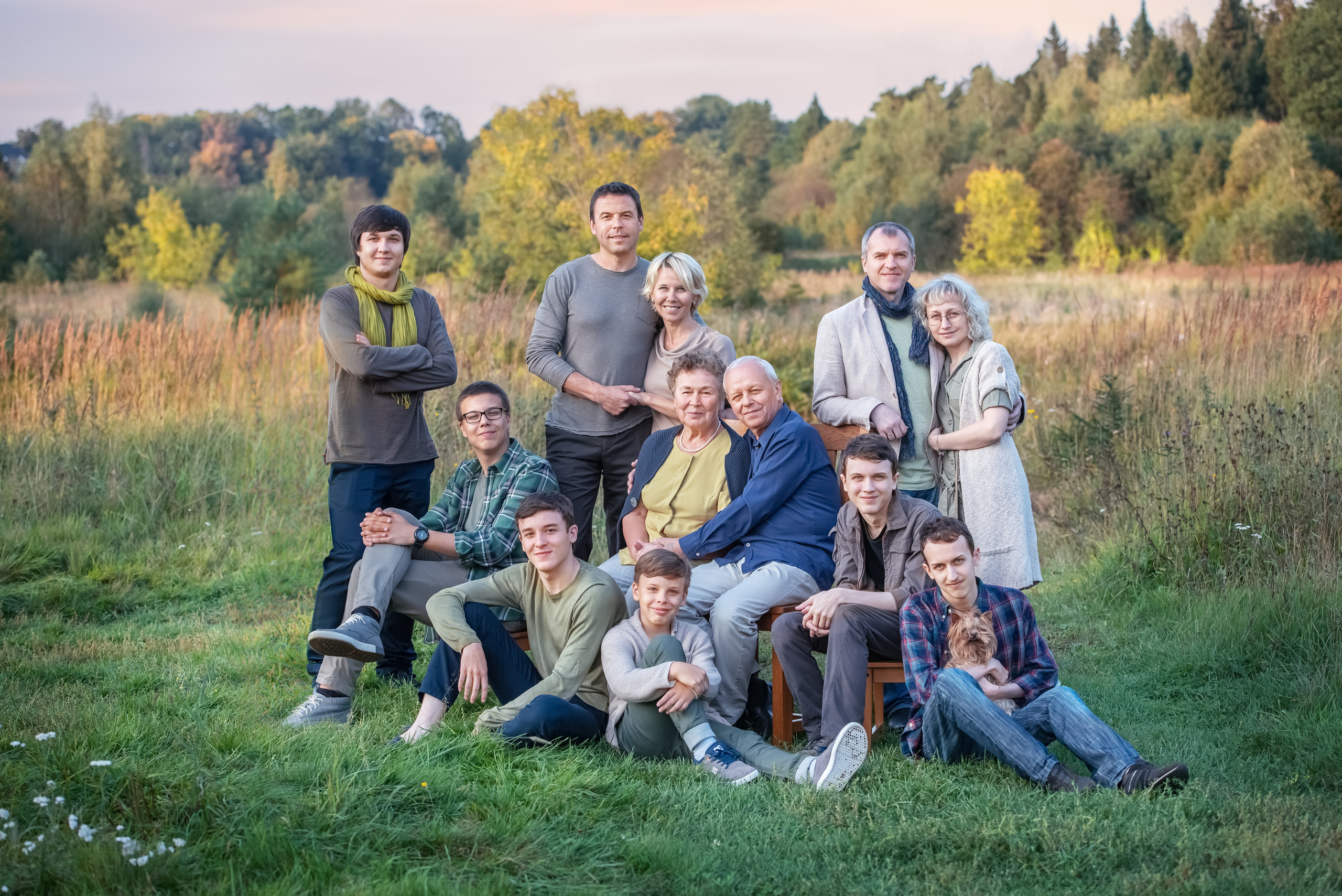 Портрет большой семьи