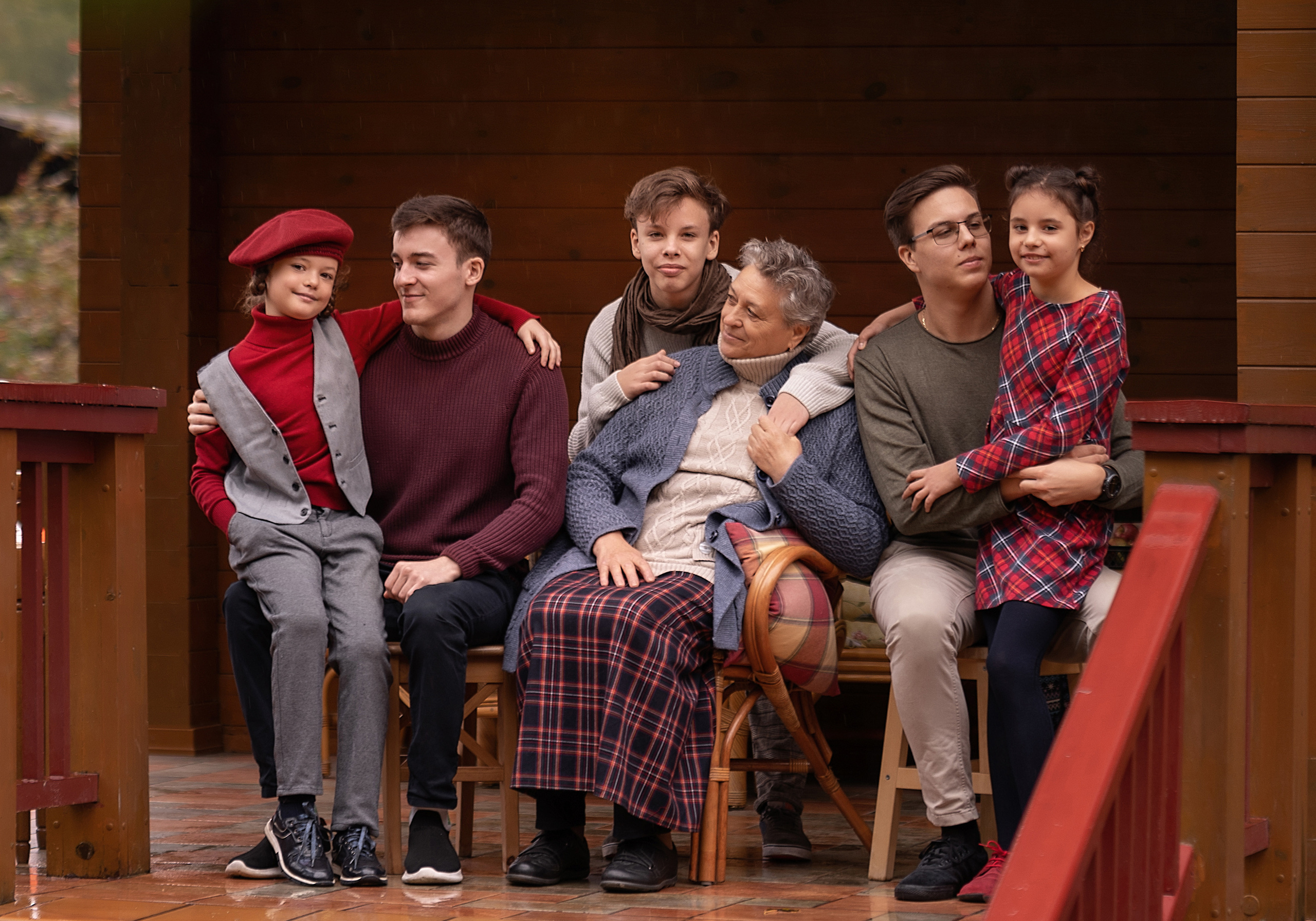 Портрет большой семьи