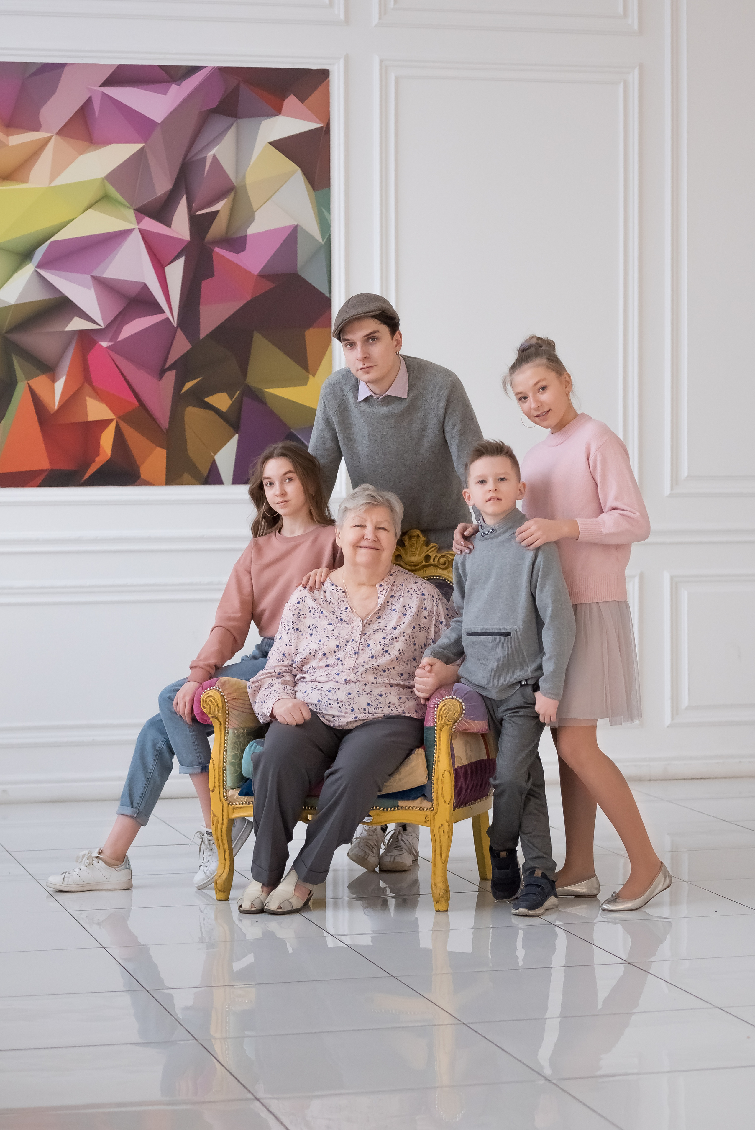 Портрет большой семьи