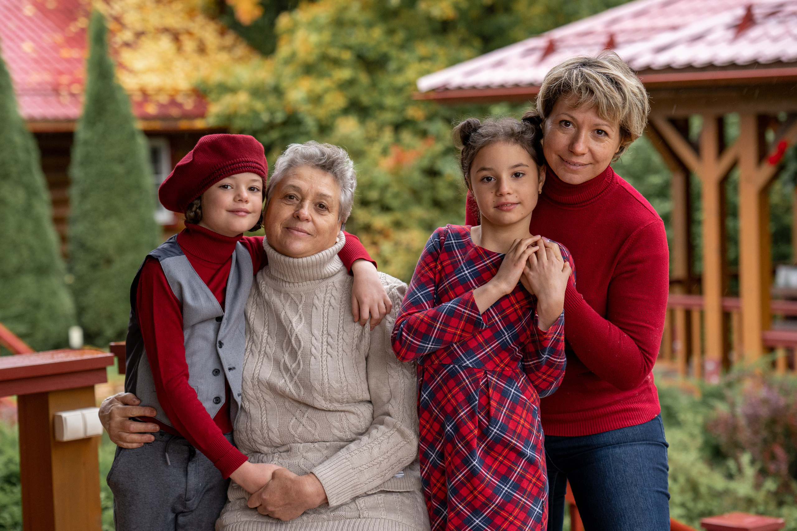 Портрет большой семьи