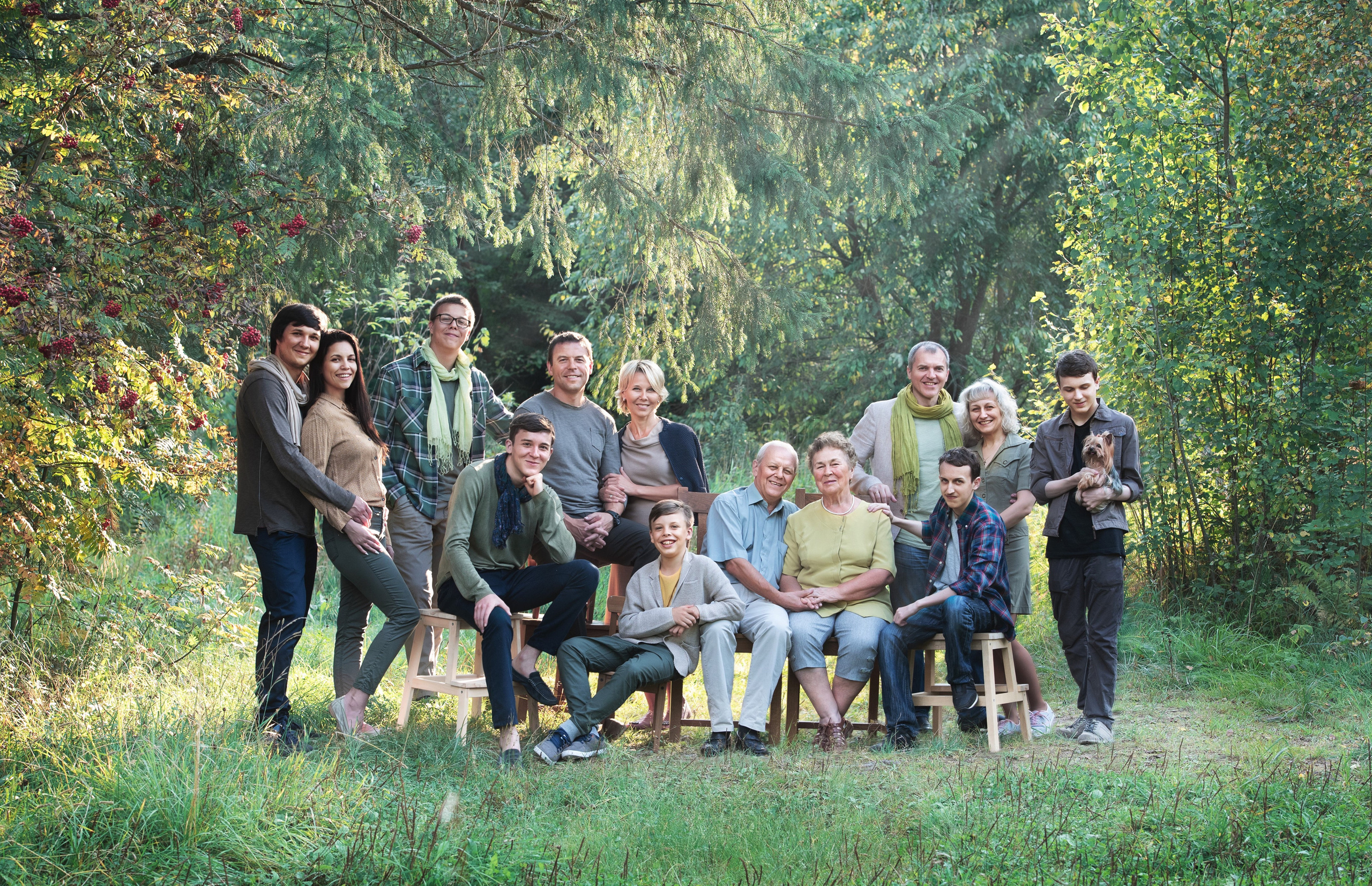 Портрет большой семьи