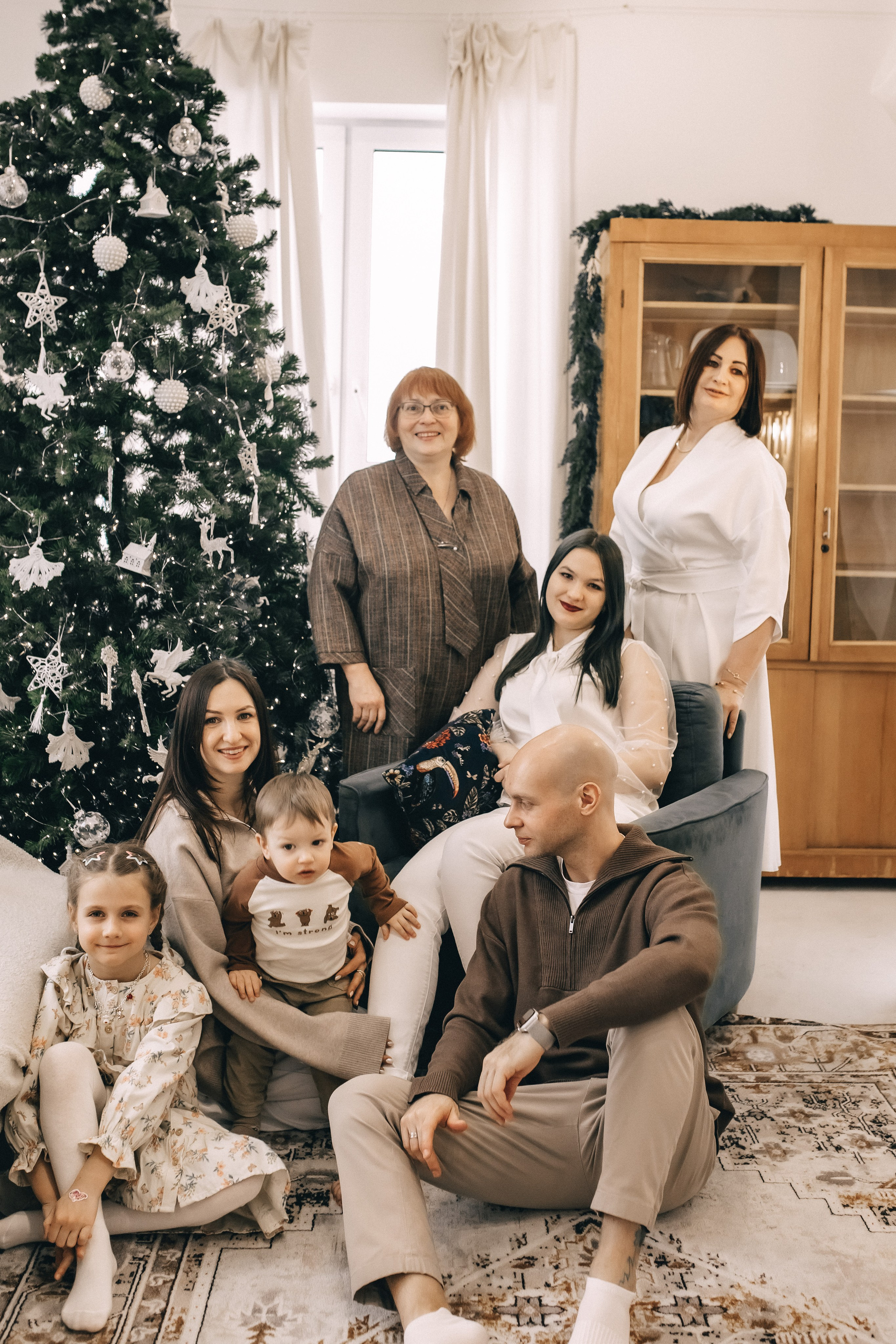 Рождество. Большая семья. Профессиональный фотограф, Москва |Видное Елена Елизарова