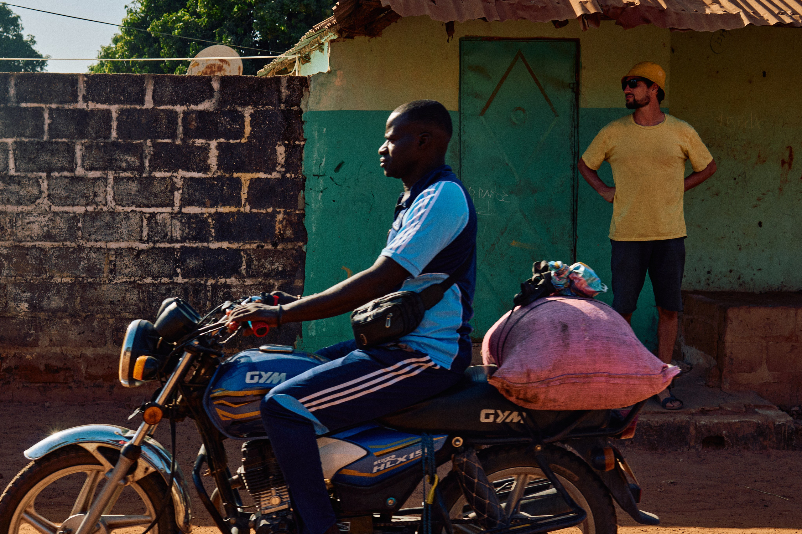 Gambia River. See the moment and catche. commercial and reportage