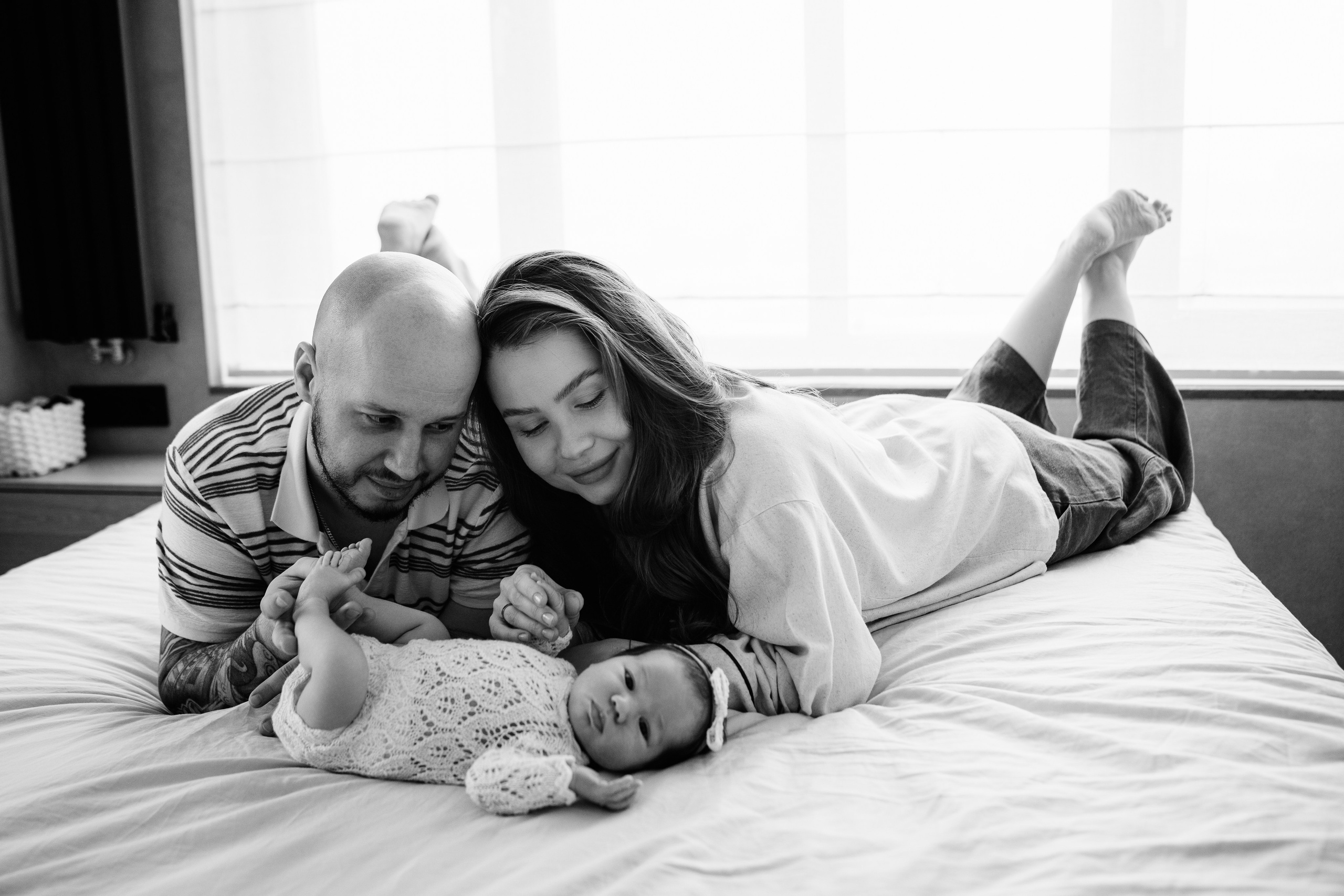 0-2 месяца. Фотограф Новорожденных в Москве. Семейные истории в стиле LIFE