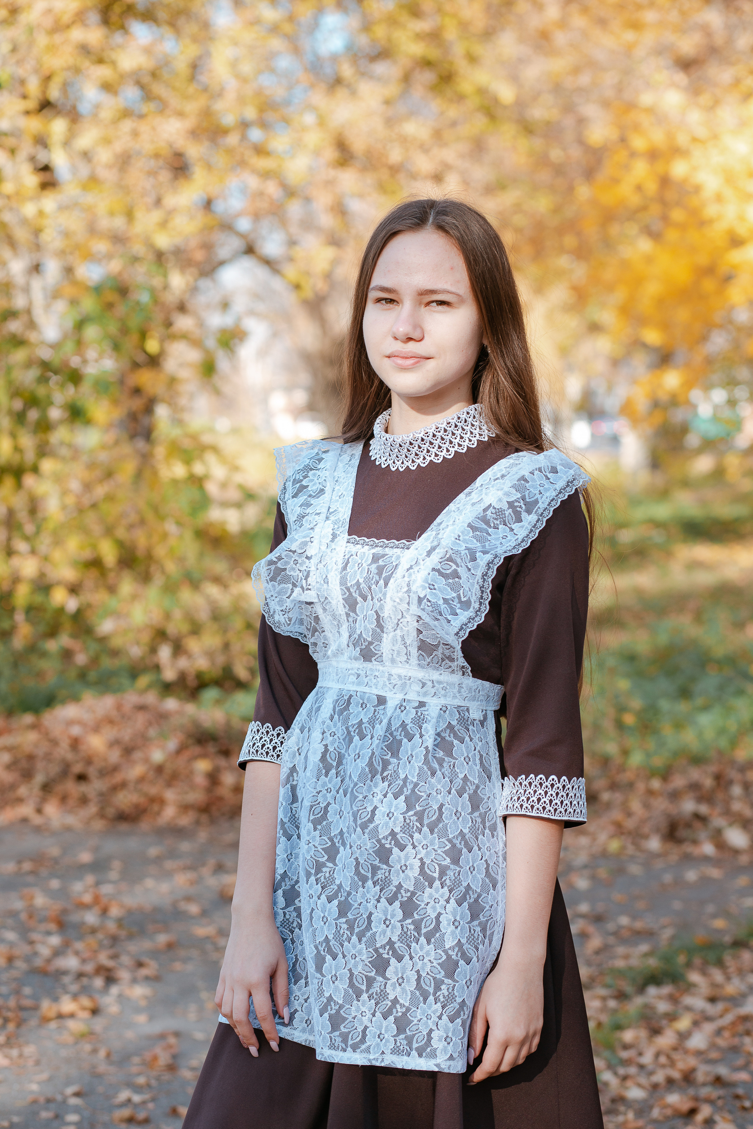 Осенняя фотосессия для выпускного альбома. Студия выпускных альбомов Остров