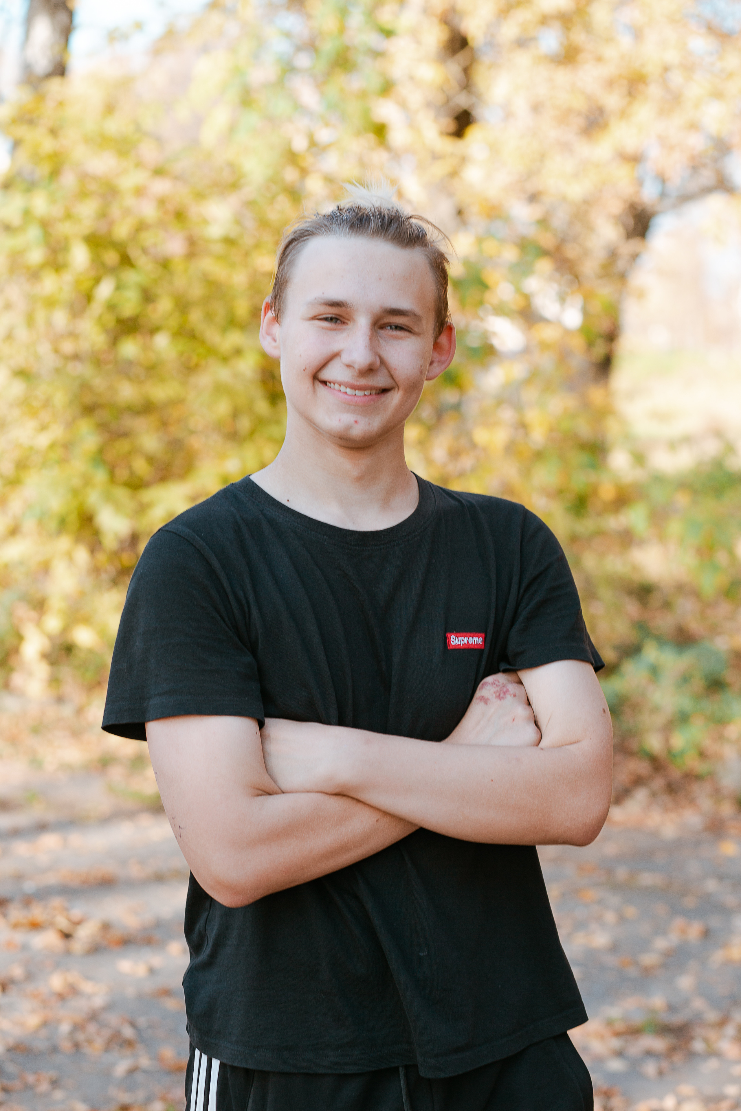 Осенняя фотосессия для выпускного альбома. Студия выпускных альбомов Остров