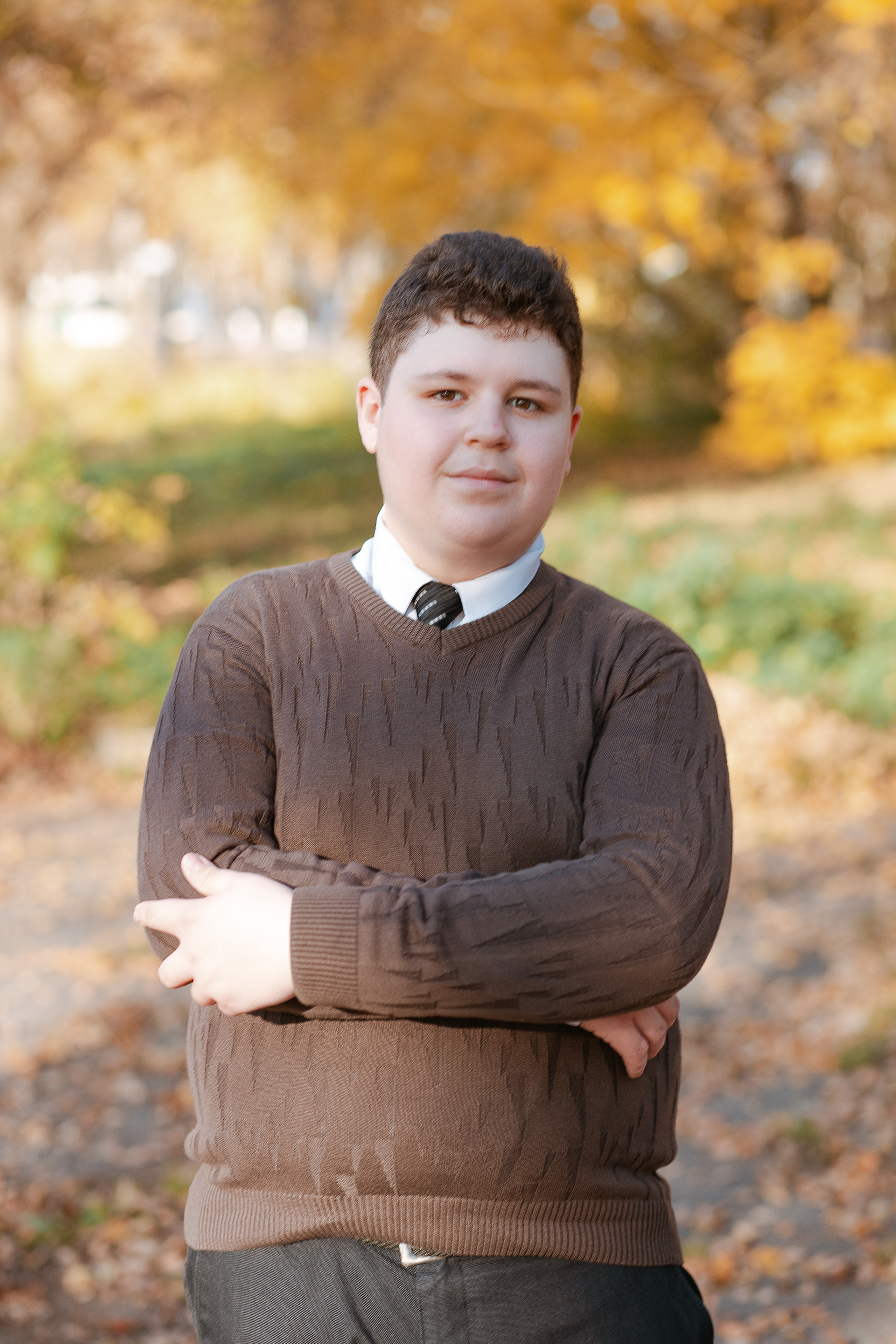 Фотосессия для выпускного альбома. Осень. Студия выпускных альбомов Остров