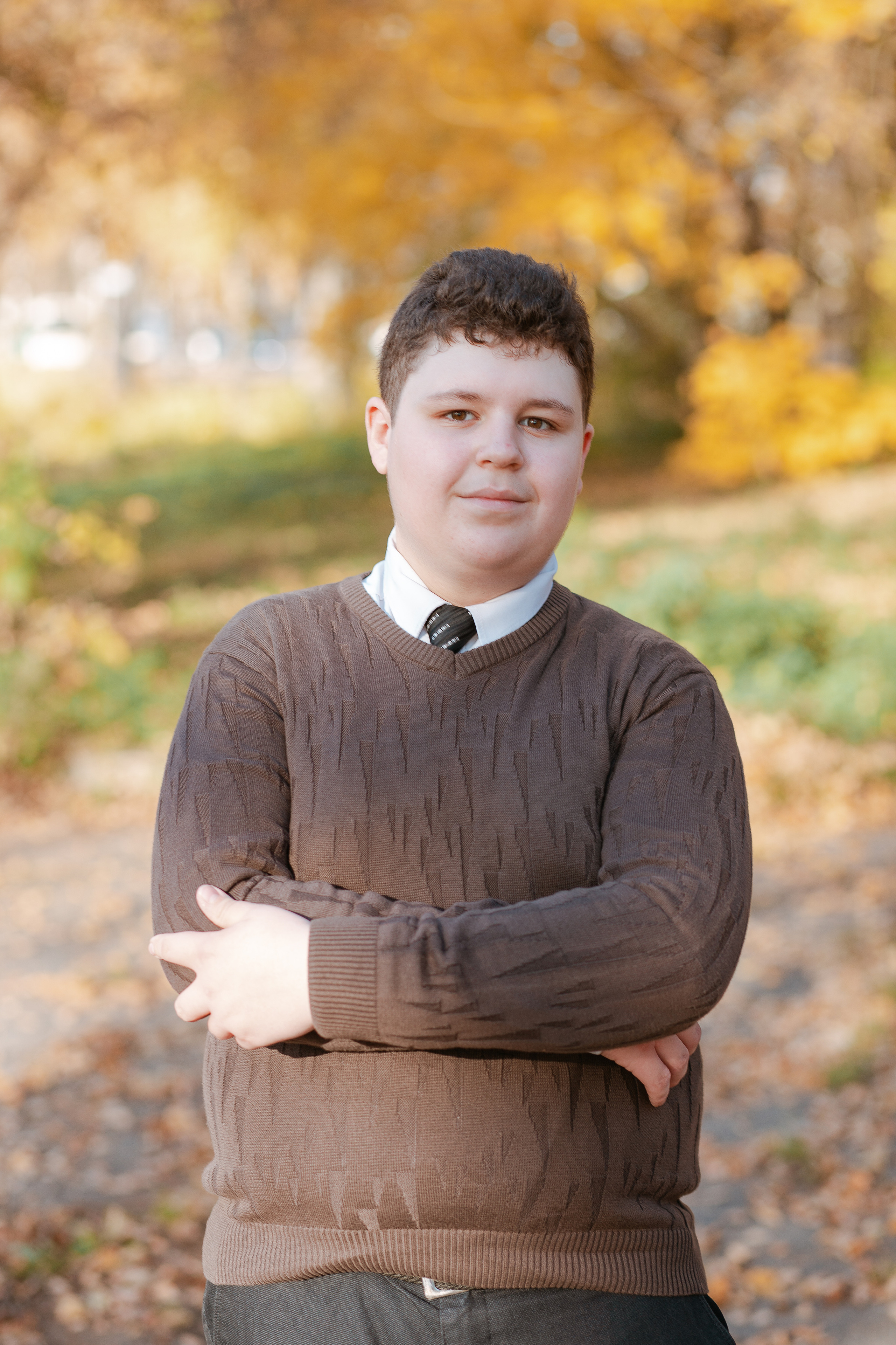 Фотосессия для выпускного альбома. Осень. Студия выпускных альбомов Остров