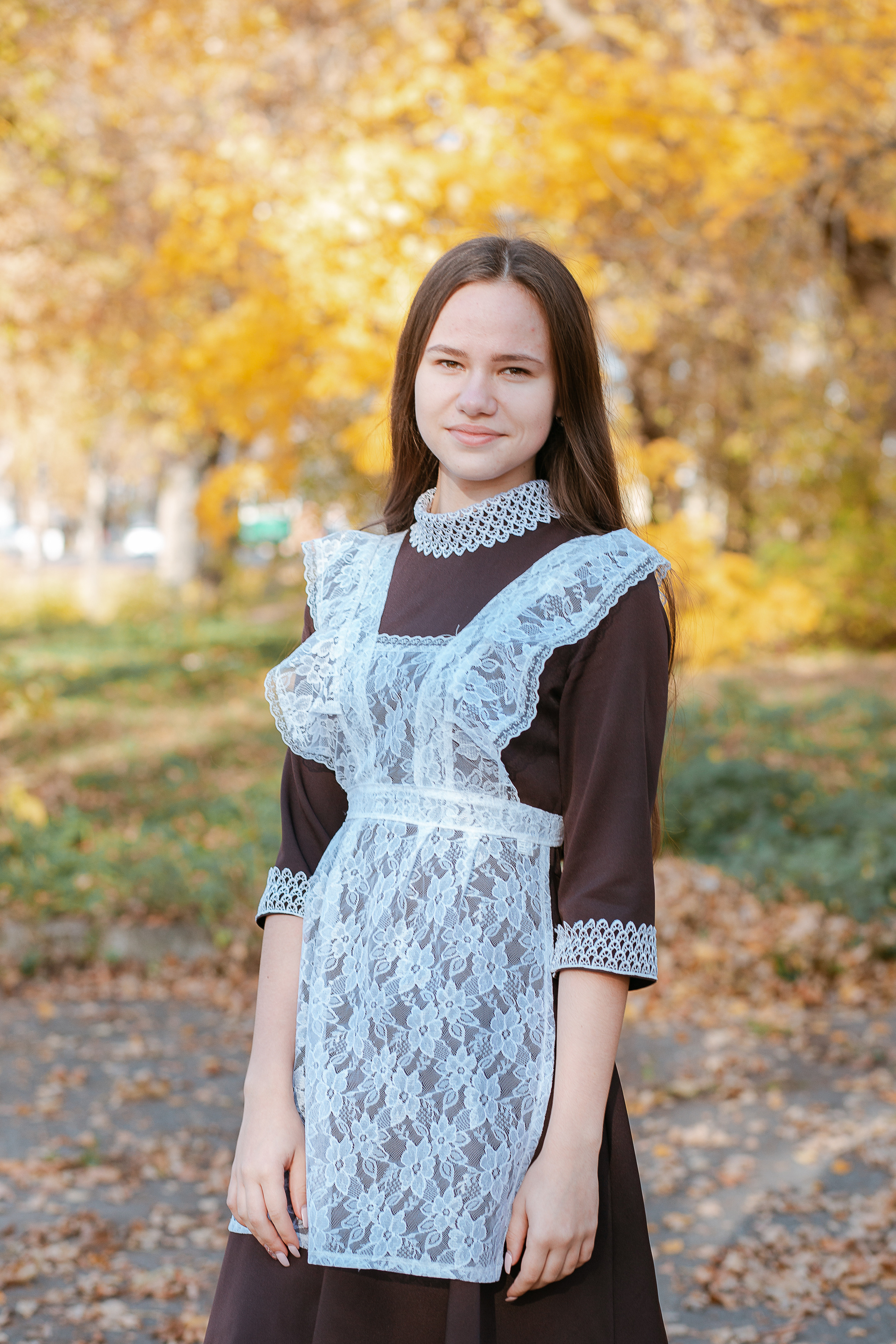 Осенняя фотосессия для выпускного альбома. Студия выпускных альбомов Остров