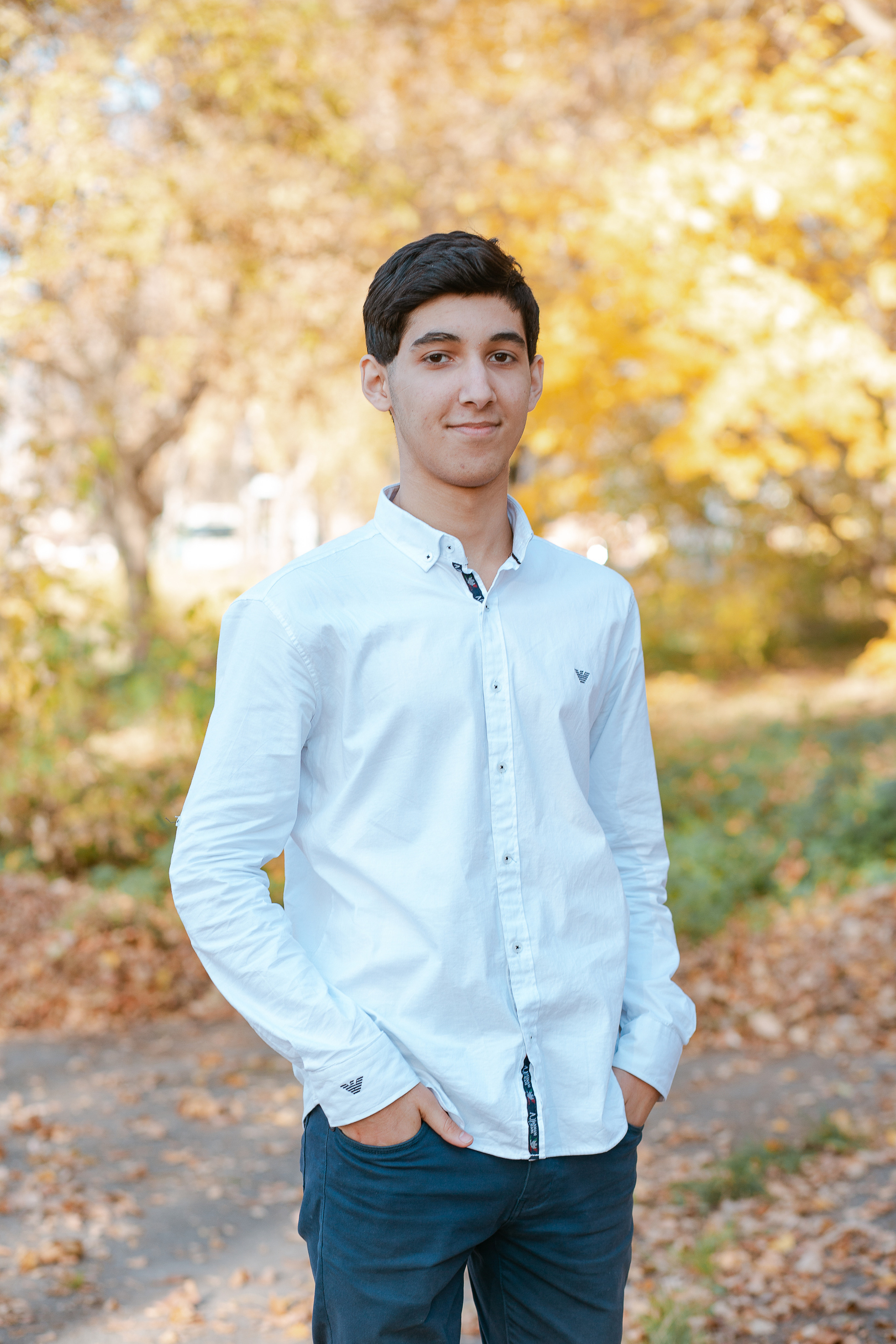 Осенняя фотосессия для выпускного альбома. Студия выпускных альбомов Остров