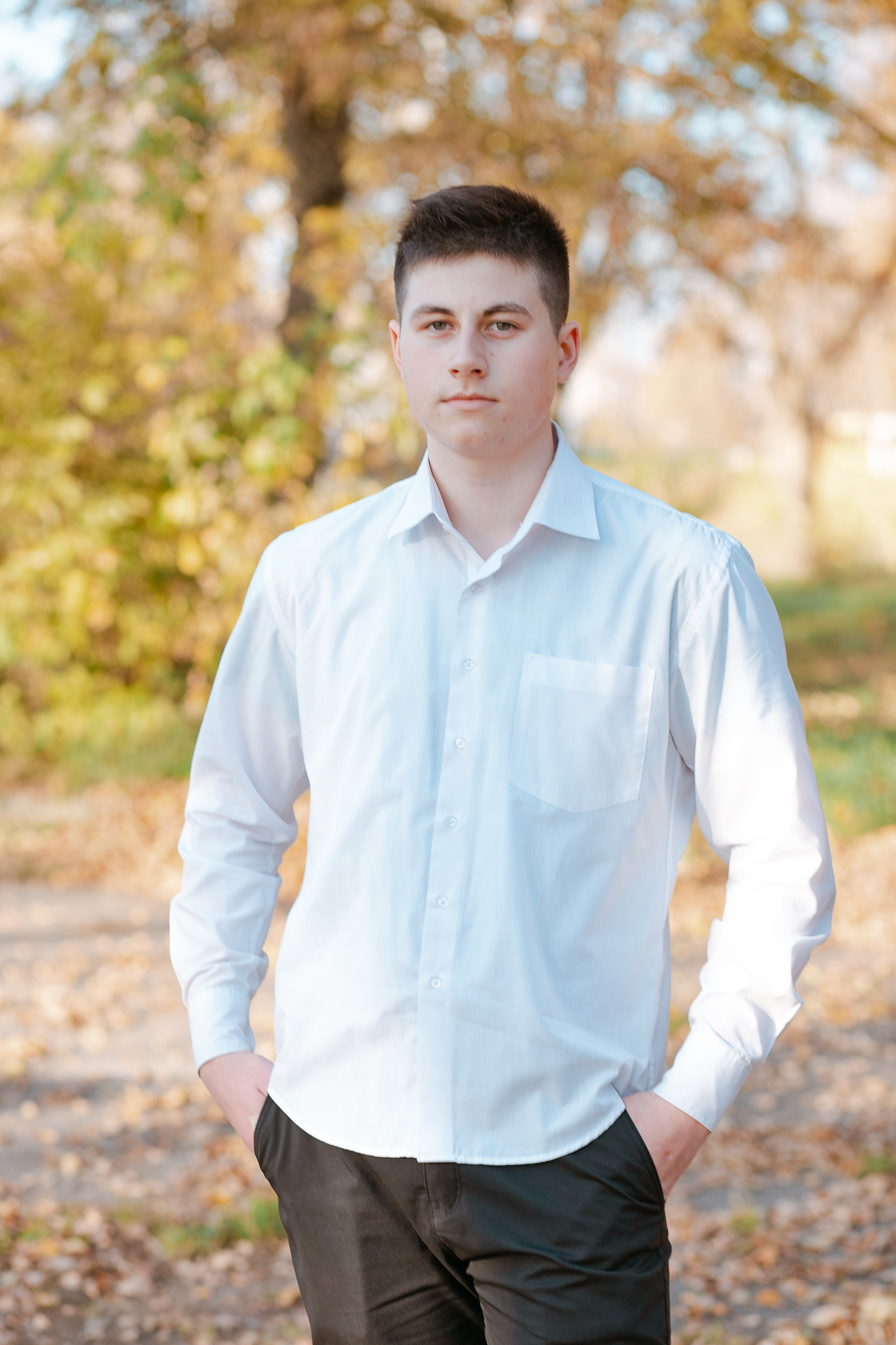 Фотосессия для выпускного альбома. Осень. Студия выпускных альбомов Остров