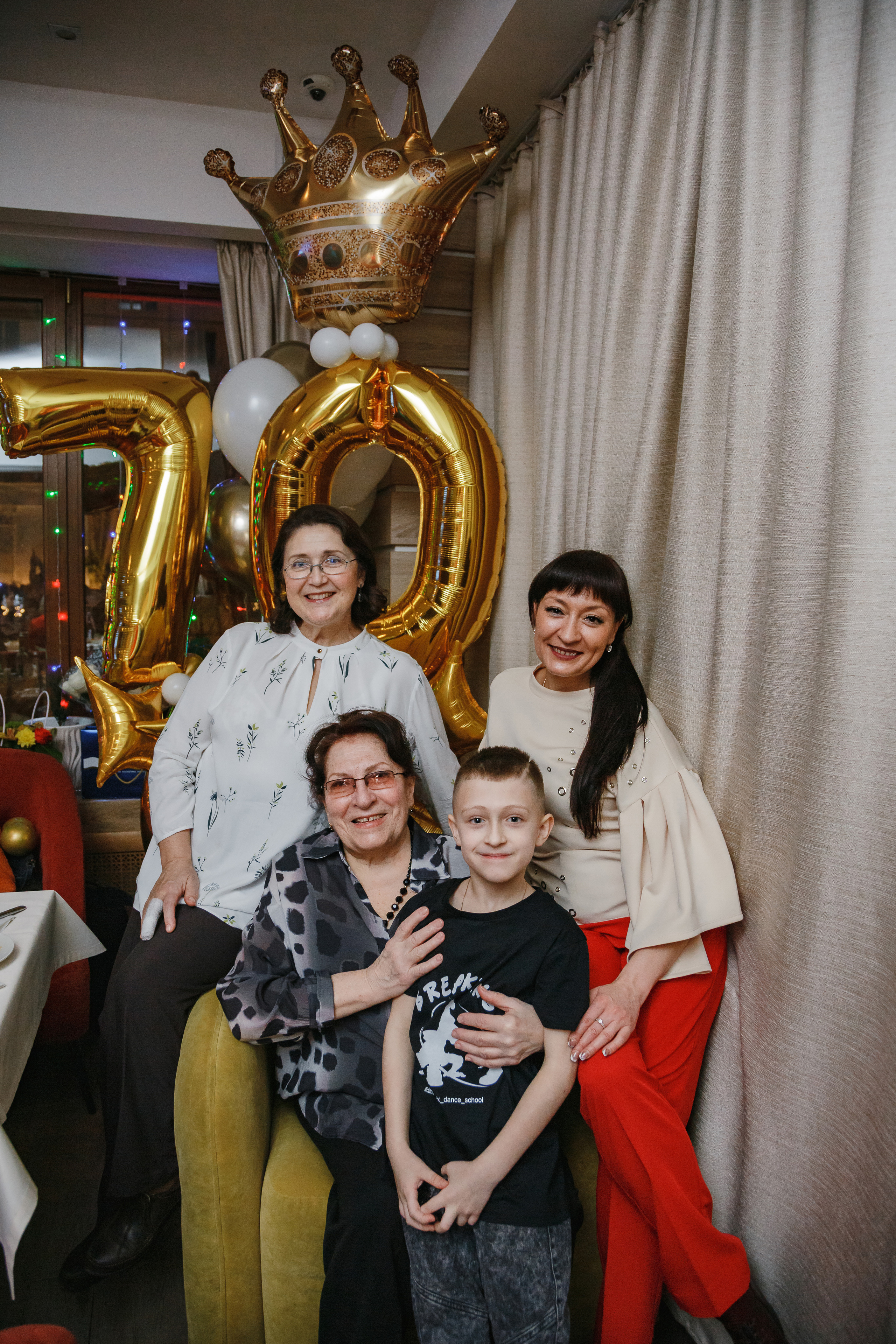 Юбилей Валентины 70. Семейный фотограф Николаева Ольга