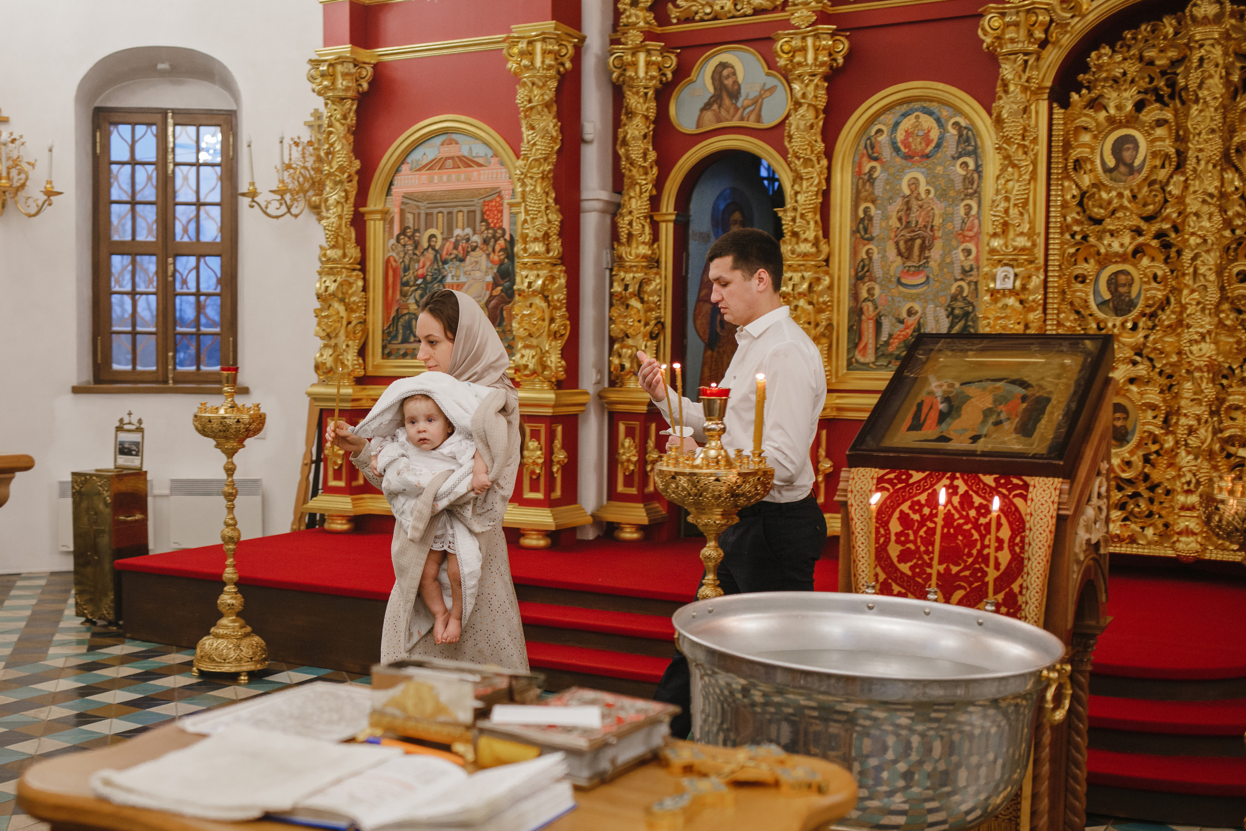 Крещение Алексии. Семейный фотограф Николаева Ольга