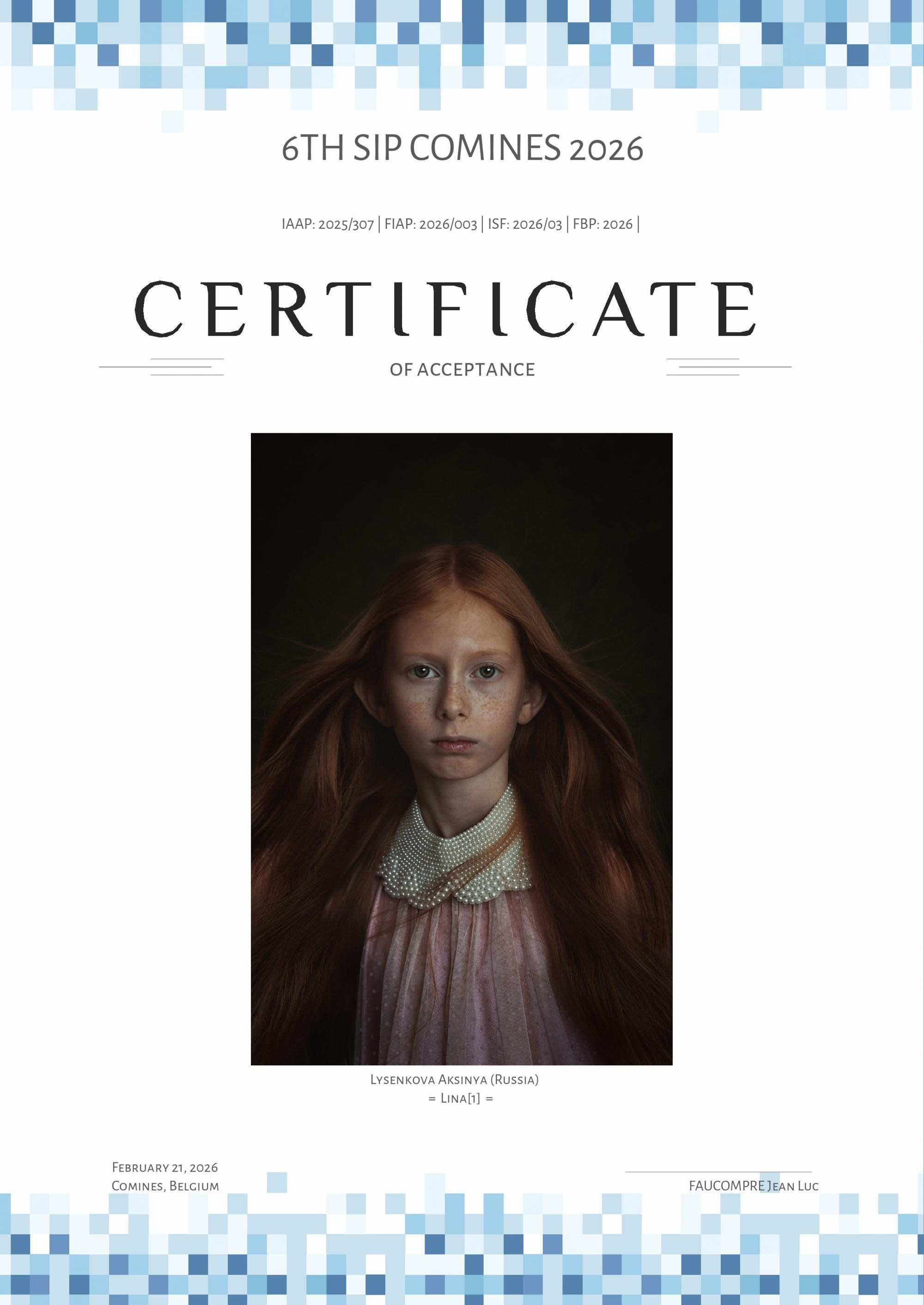 Дипломы. Детский, семейный фотограф в Ижевске и Москве Аксинья Лысенкова ADEN