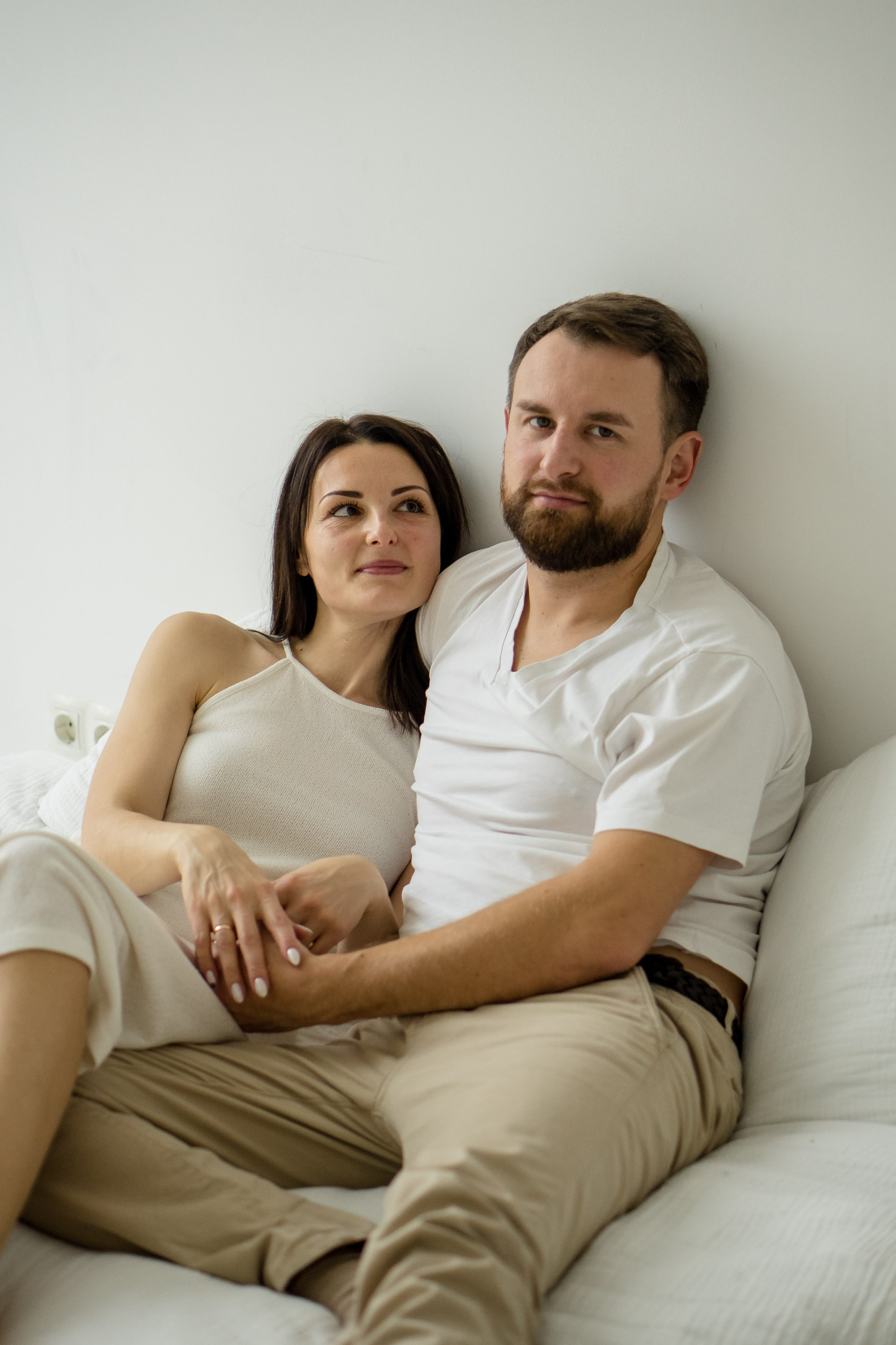 Семейная фотосессия семьи К. в фотостудии. Фотограф Ольга Игорева