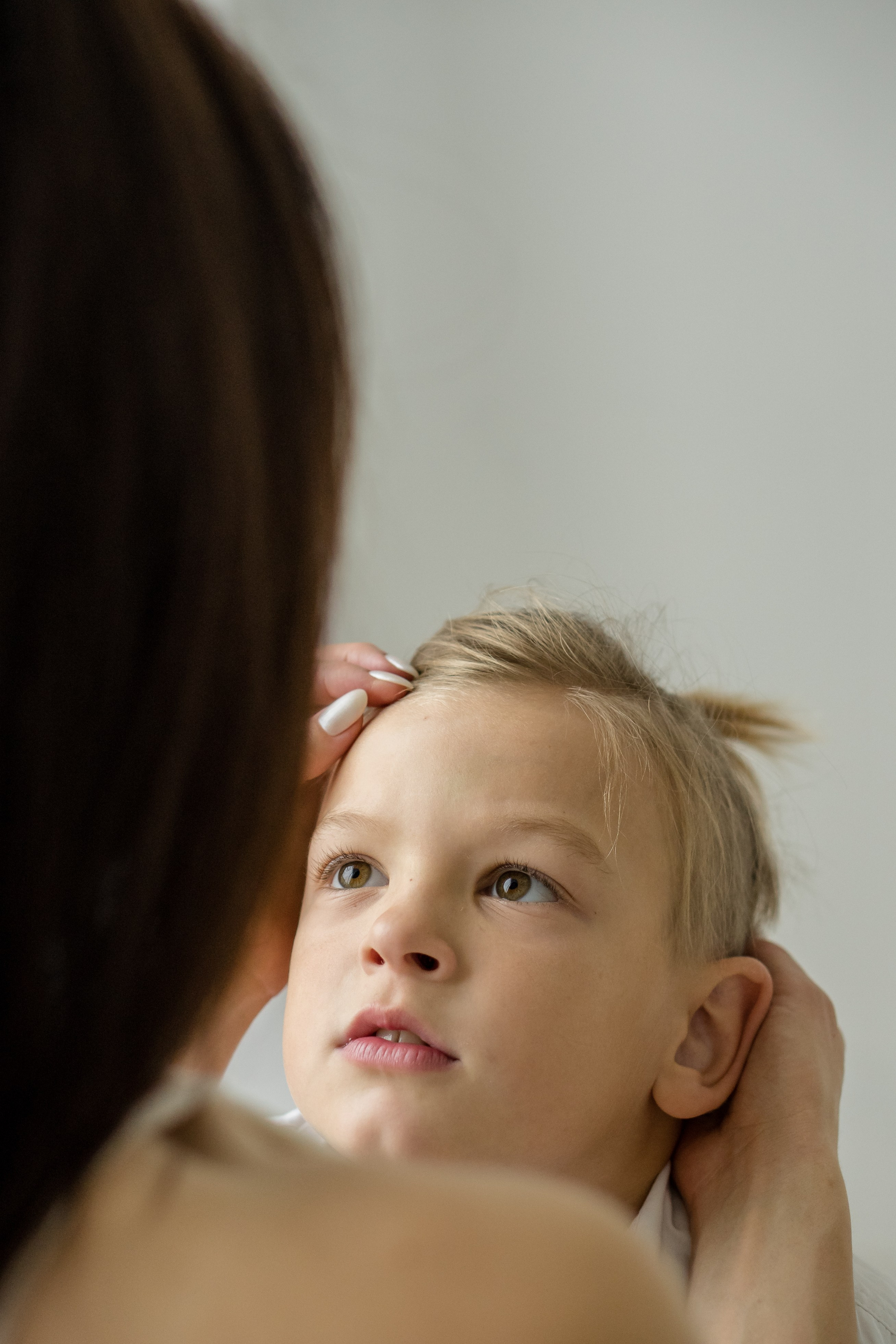 Семейная фотосессия семьи К. в фотостудии. Фотограф Ольга Игорева