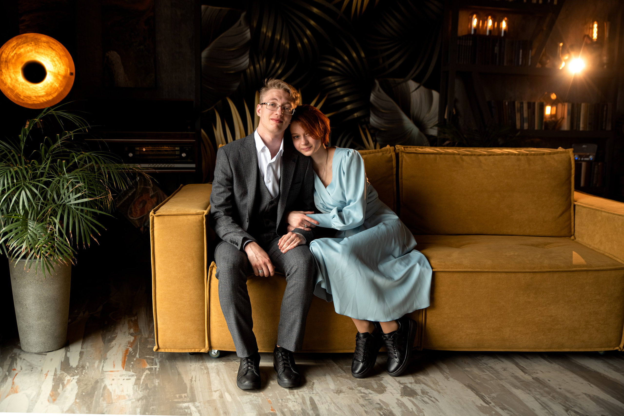 Дмитрий и Марина. LOVESTORY в студии. Семейный и детский фотограф в Туле Светлана Воронкова