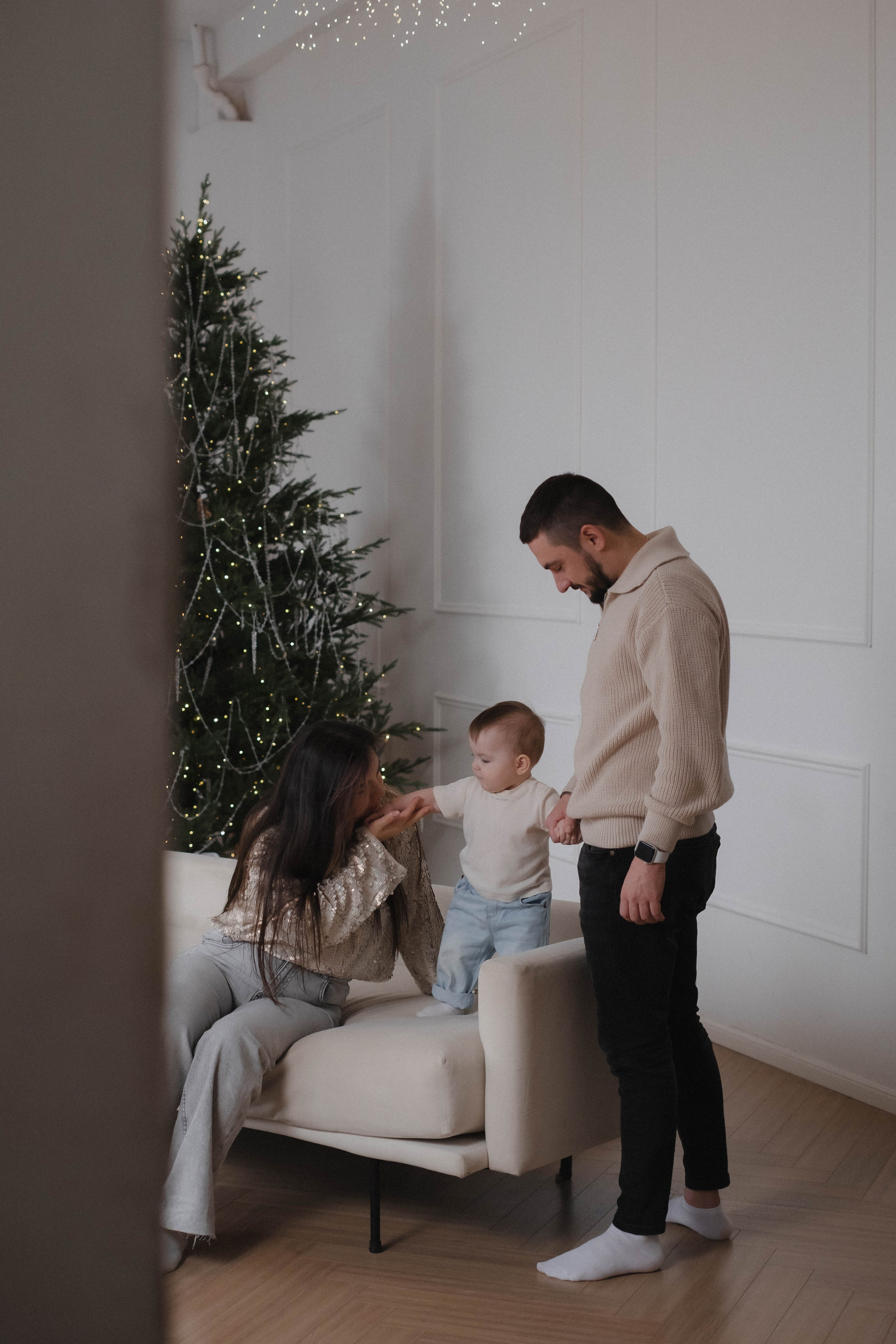 Лева + Леша + Александра новогодняя. Свадебный и семейный фотограф г. Волгоград Биленко Ангелина