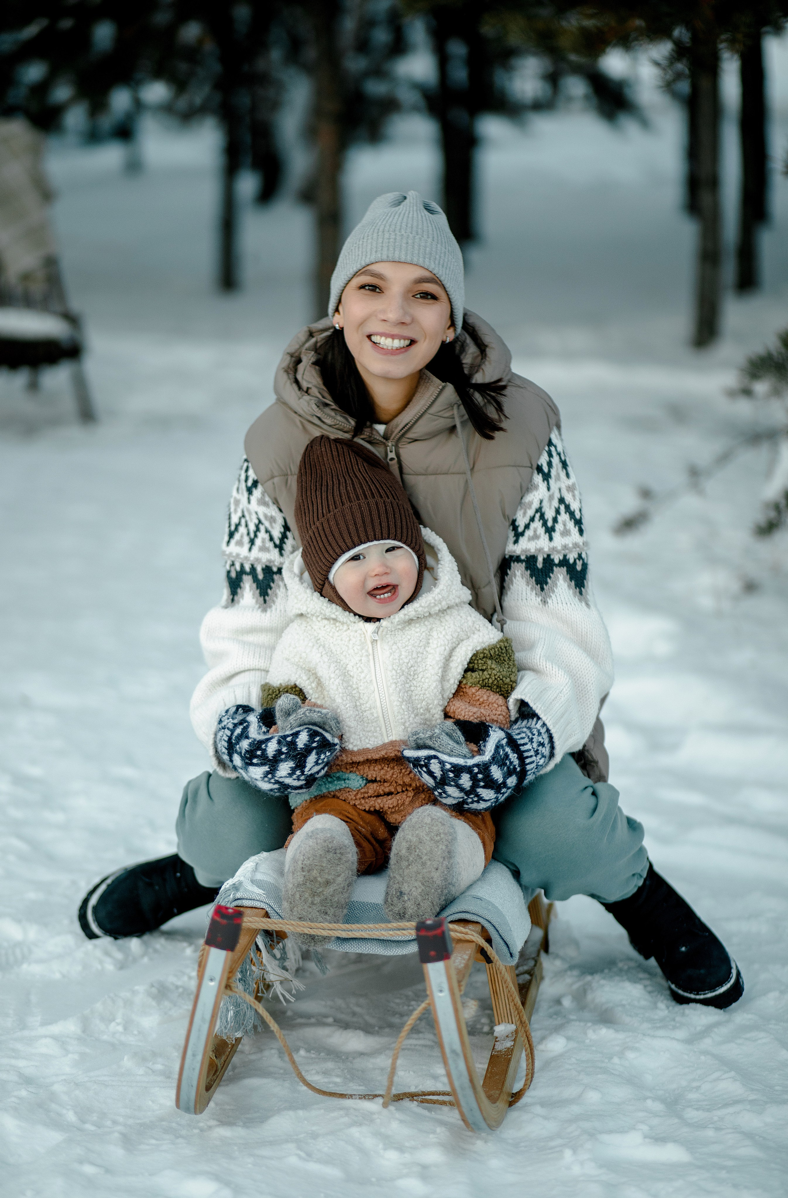 Новогодняя Семейная фотосессия. Свадебный и семейный фотограф Ибрагимова Мария из Екатеринбурга