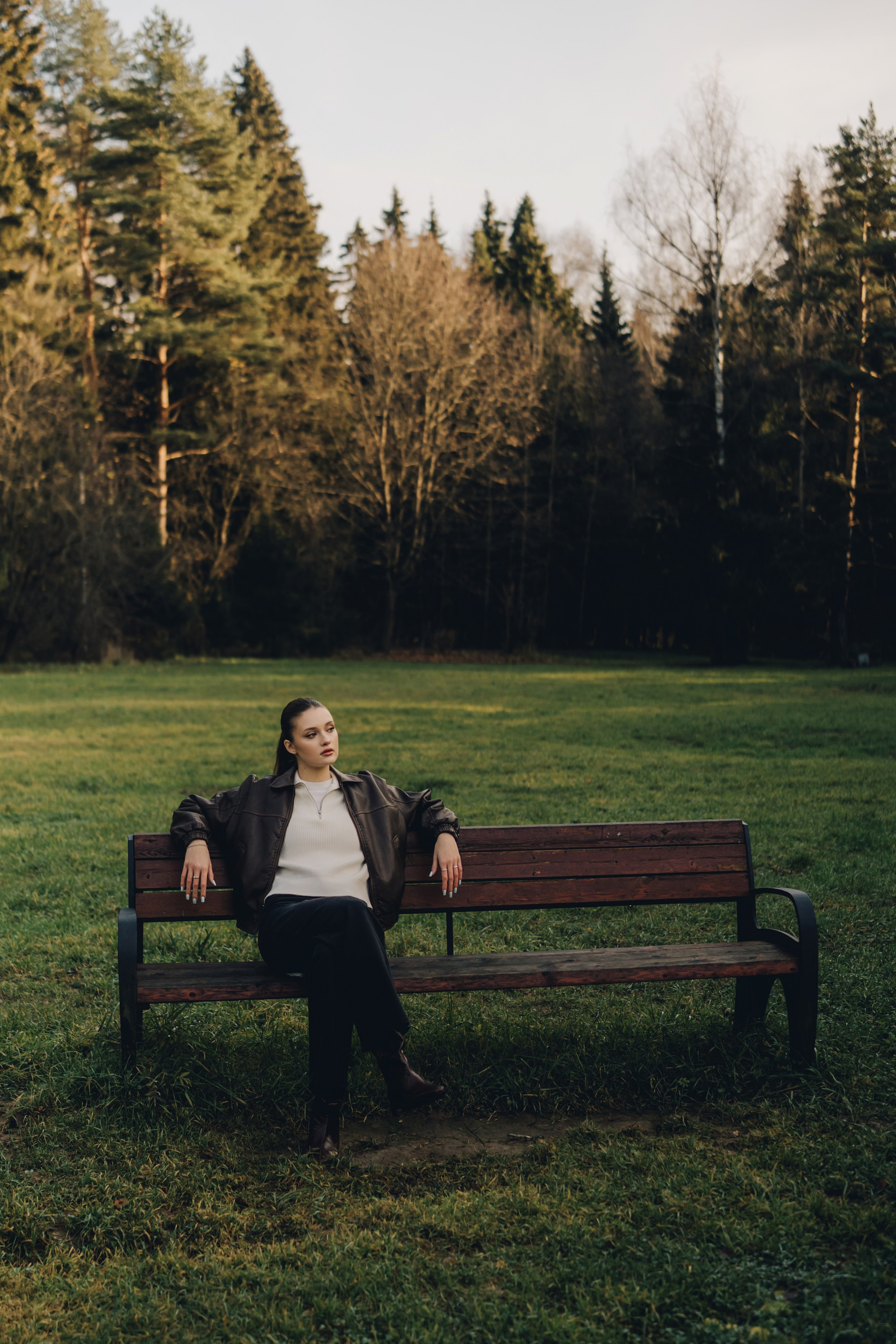 Анастасия | осенняя фотосессия в лесу. Портретный фотограф Москва