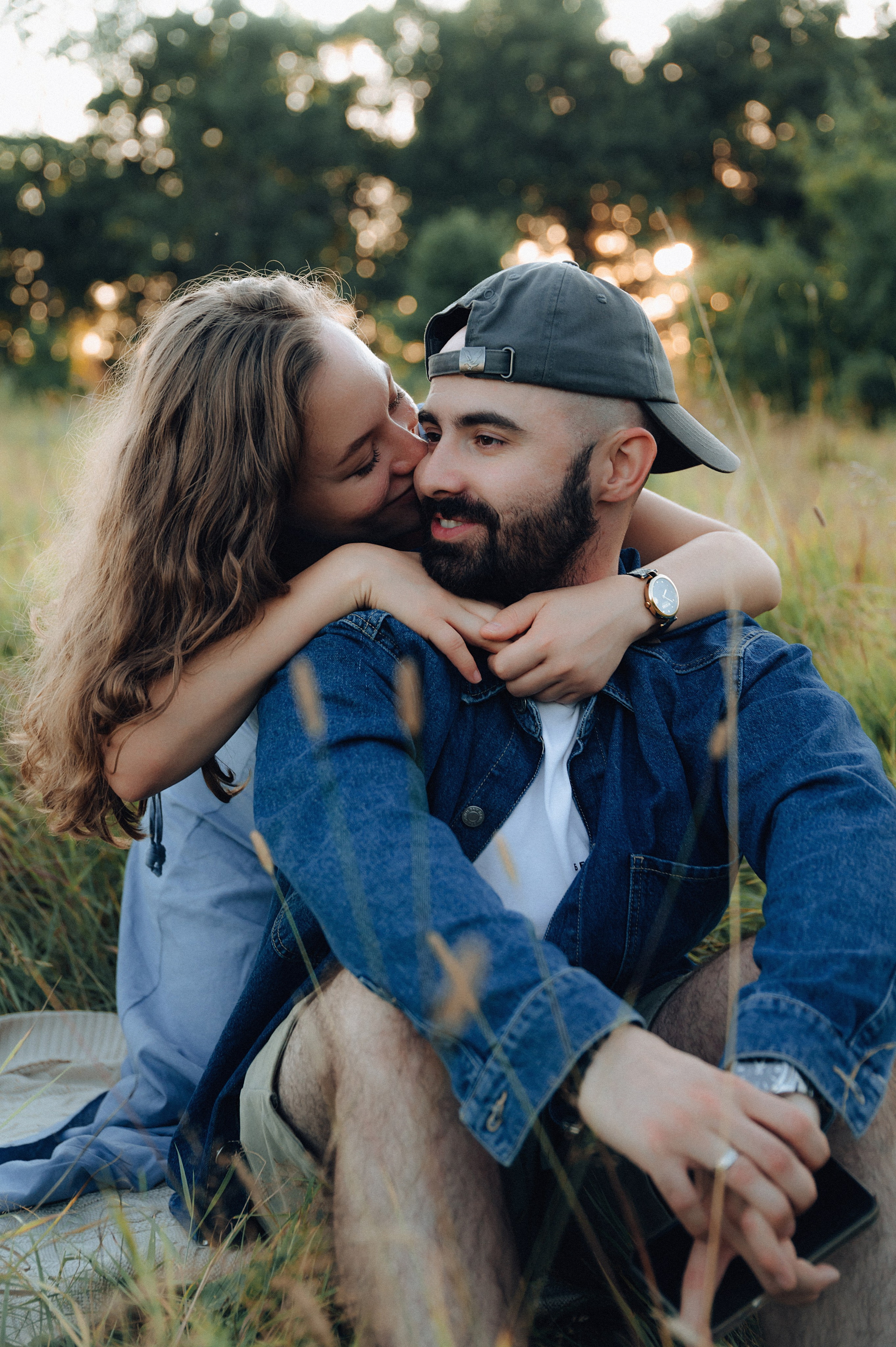 Лес.закат.Вика и Денис. Детский и семейный фотограф Катерина Мишина