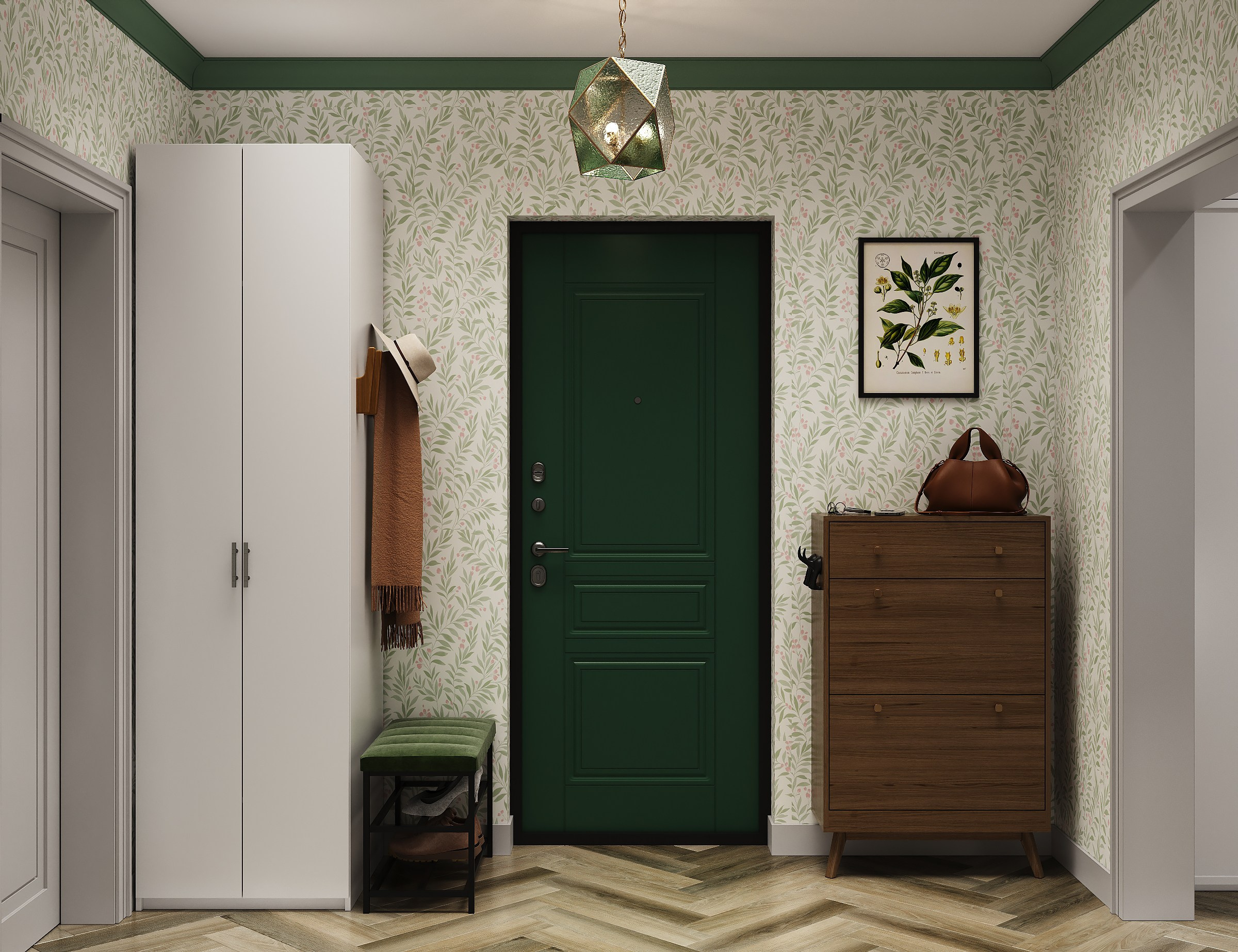 Душевность и винтажная атмосфера: двухкомнатная квартира в панельном доме для пары. Дизайнер интерьера в Москве Ирина Собыленская