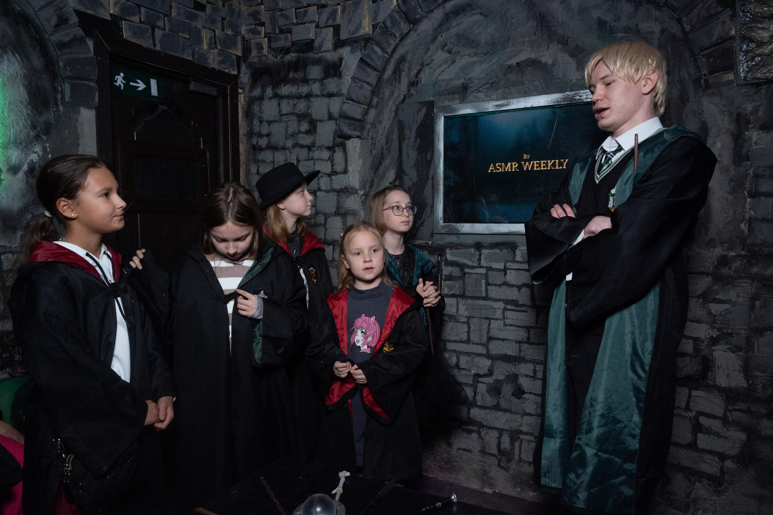 День рождения ребенка в «Подземелье Слизерин». Фотограф мероприятий в Москве