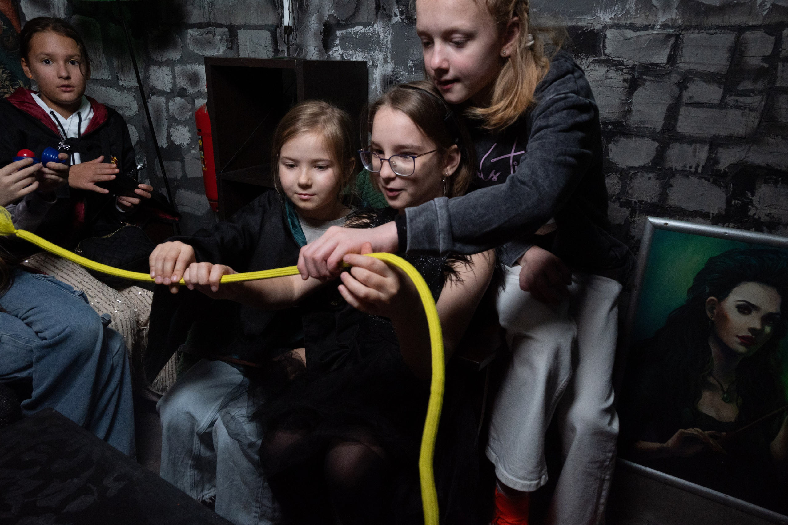 День рождения ребенка в «Подземелье Слизерин». Фотограф мероприятий в Москве